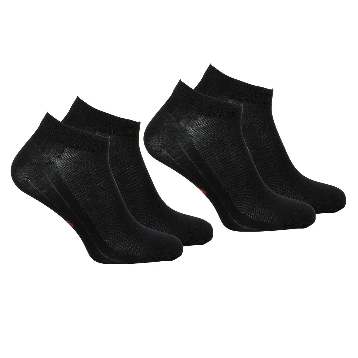 Lot de 2 paires de socquettes homme essentiels coton peigné eminence Noir