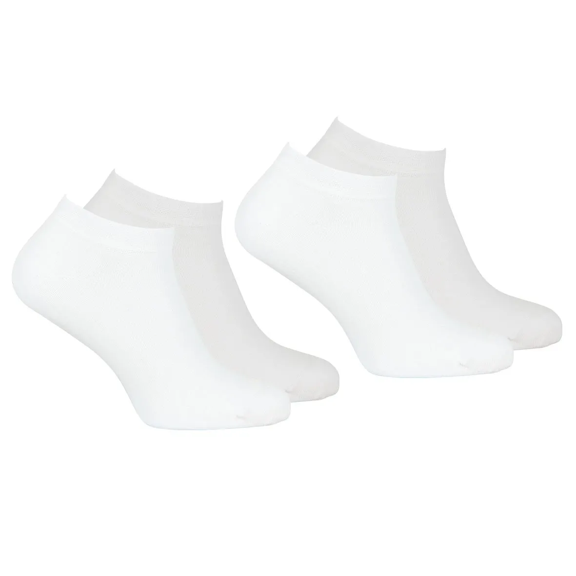 Lot de 2 paires de socquettes homme essentiels coton peigné eminence Blanc