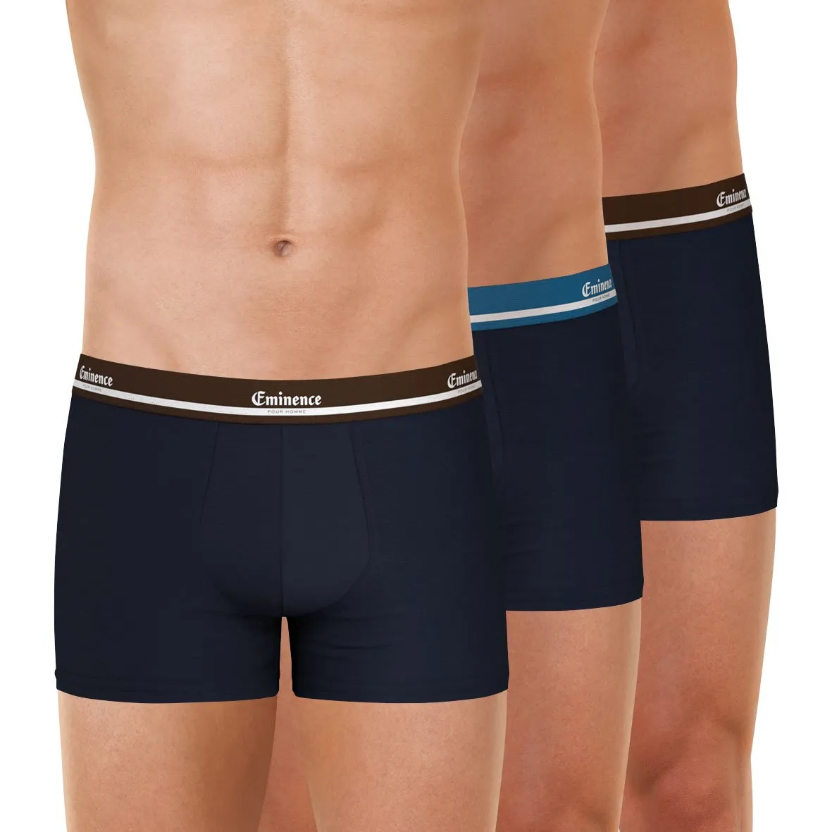 Lot de 3 boxers homme eminence Bleu
