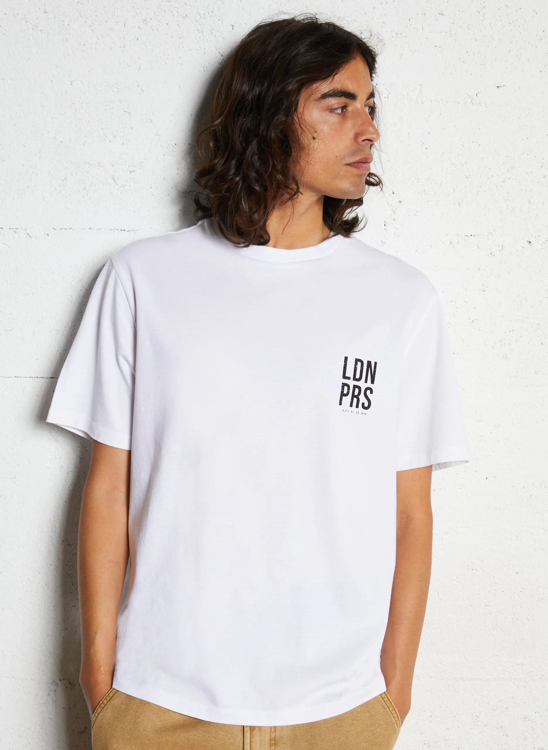 Tee-shirt droit maxi visuel dos Blanc