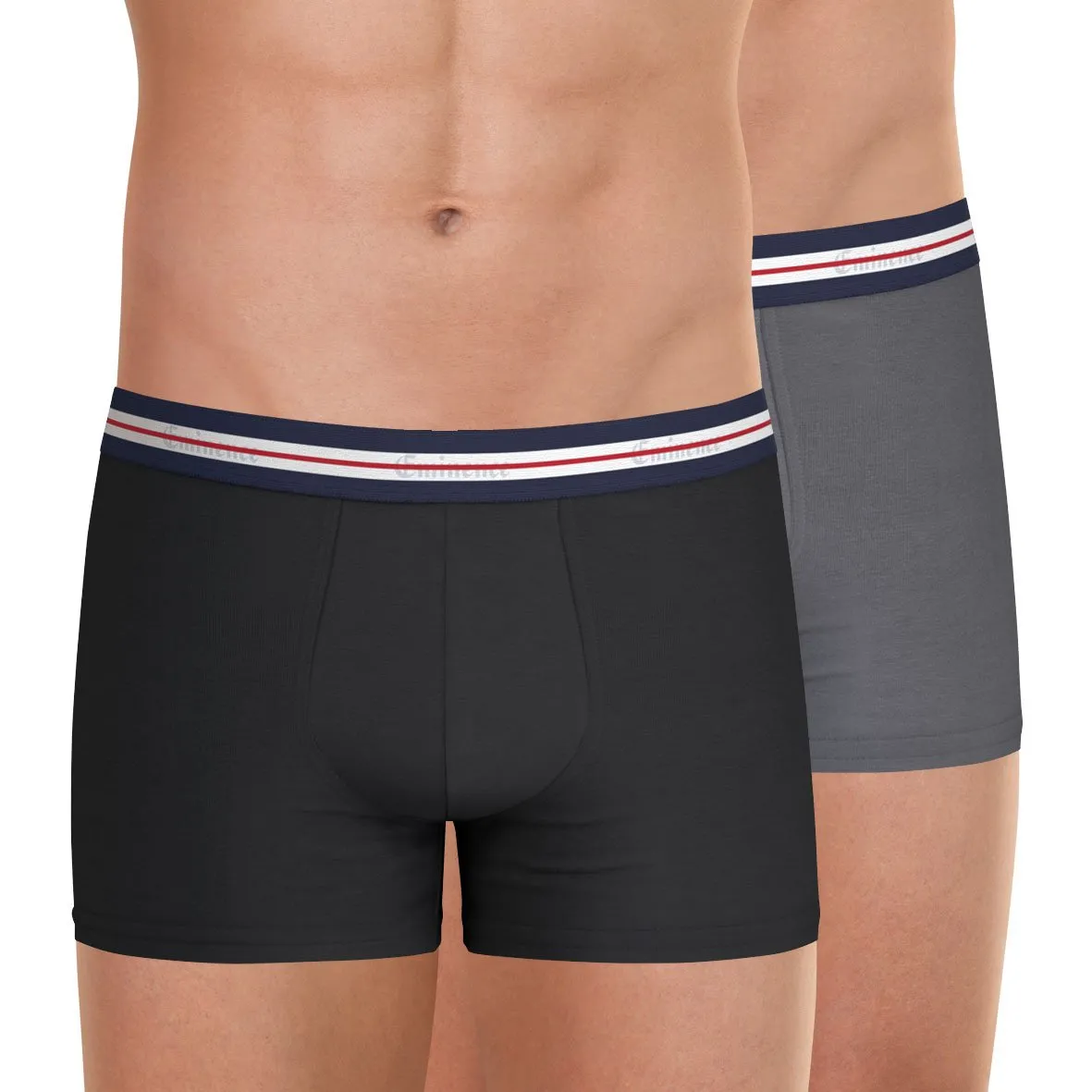 Lot de 2 boxers homme fait en france eminence Bleu