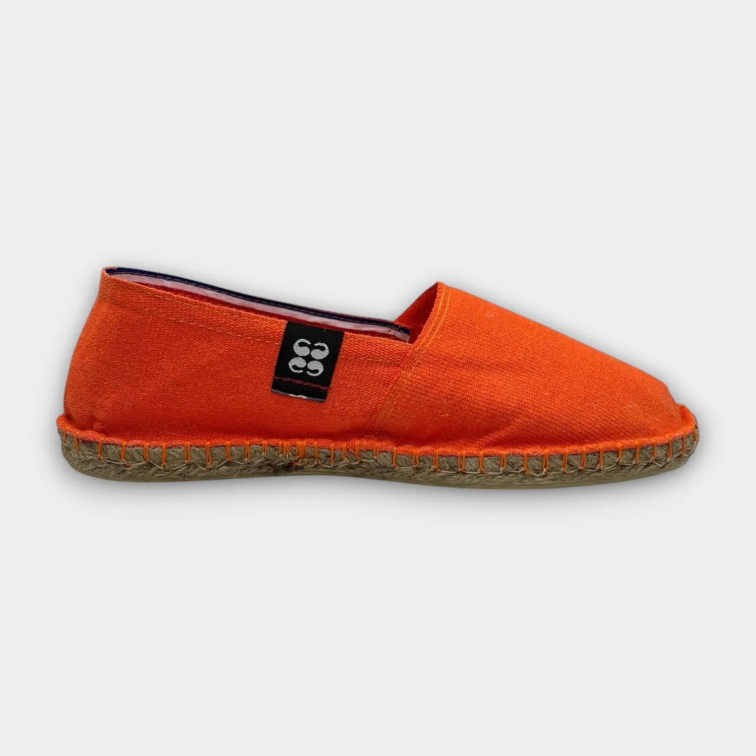 Espadrilles unies unie Orange DECONTRACTE