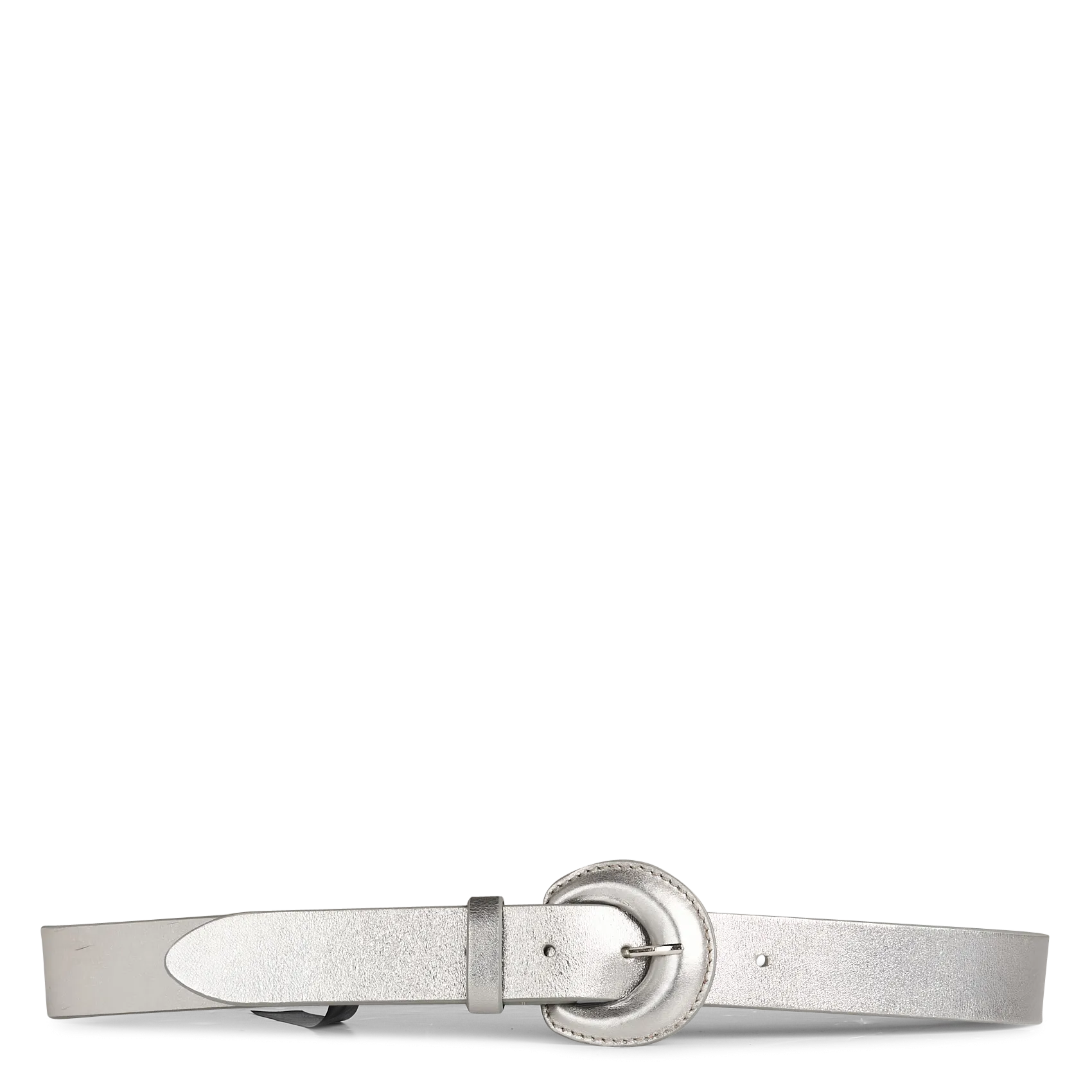 Ceinture en cuir Argent
