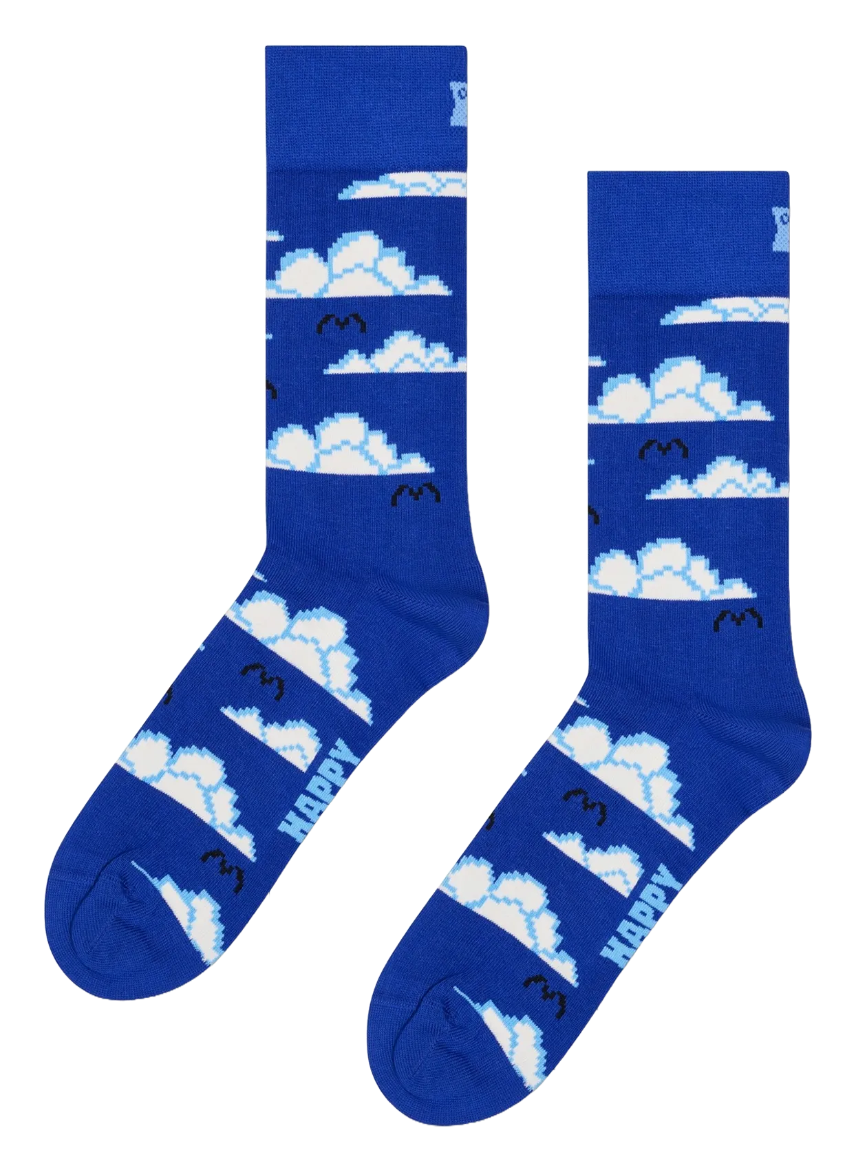 Chaussettes en coton mélangé Bleu PIXELATED CLOUD