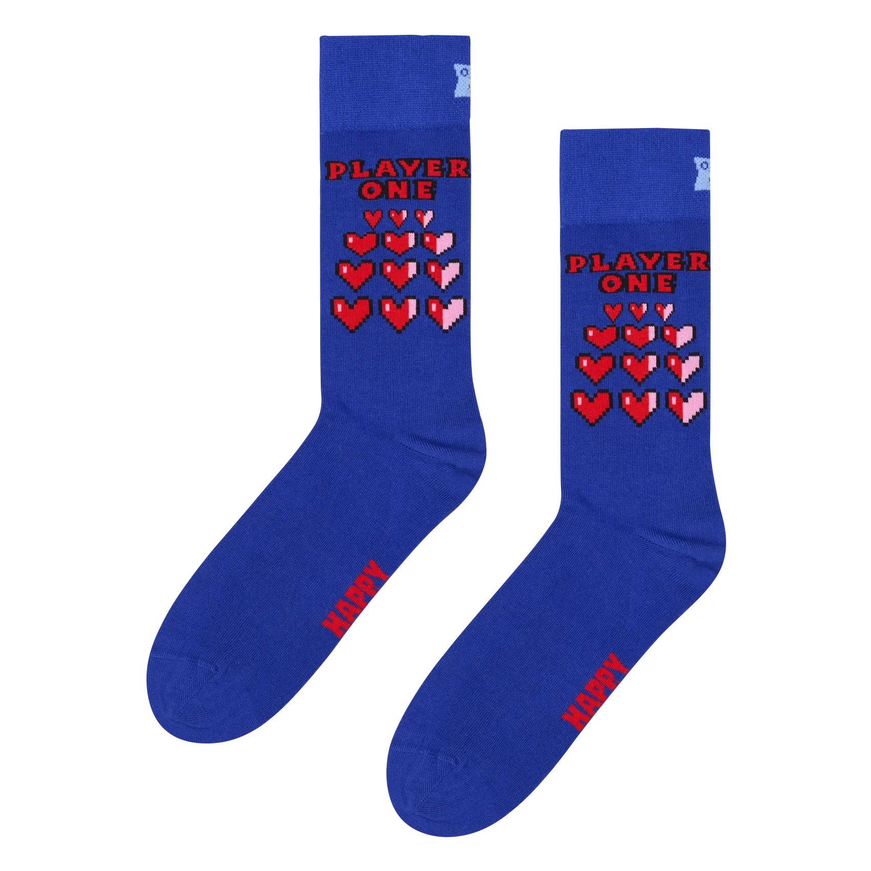 Chaussettes en coton mélangé Bleu LIFE