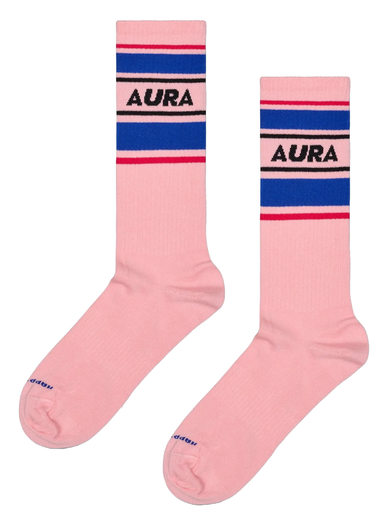 Chaussettes en coton mélangé Rose AURA SNEAKER
