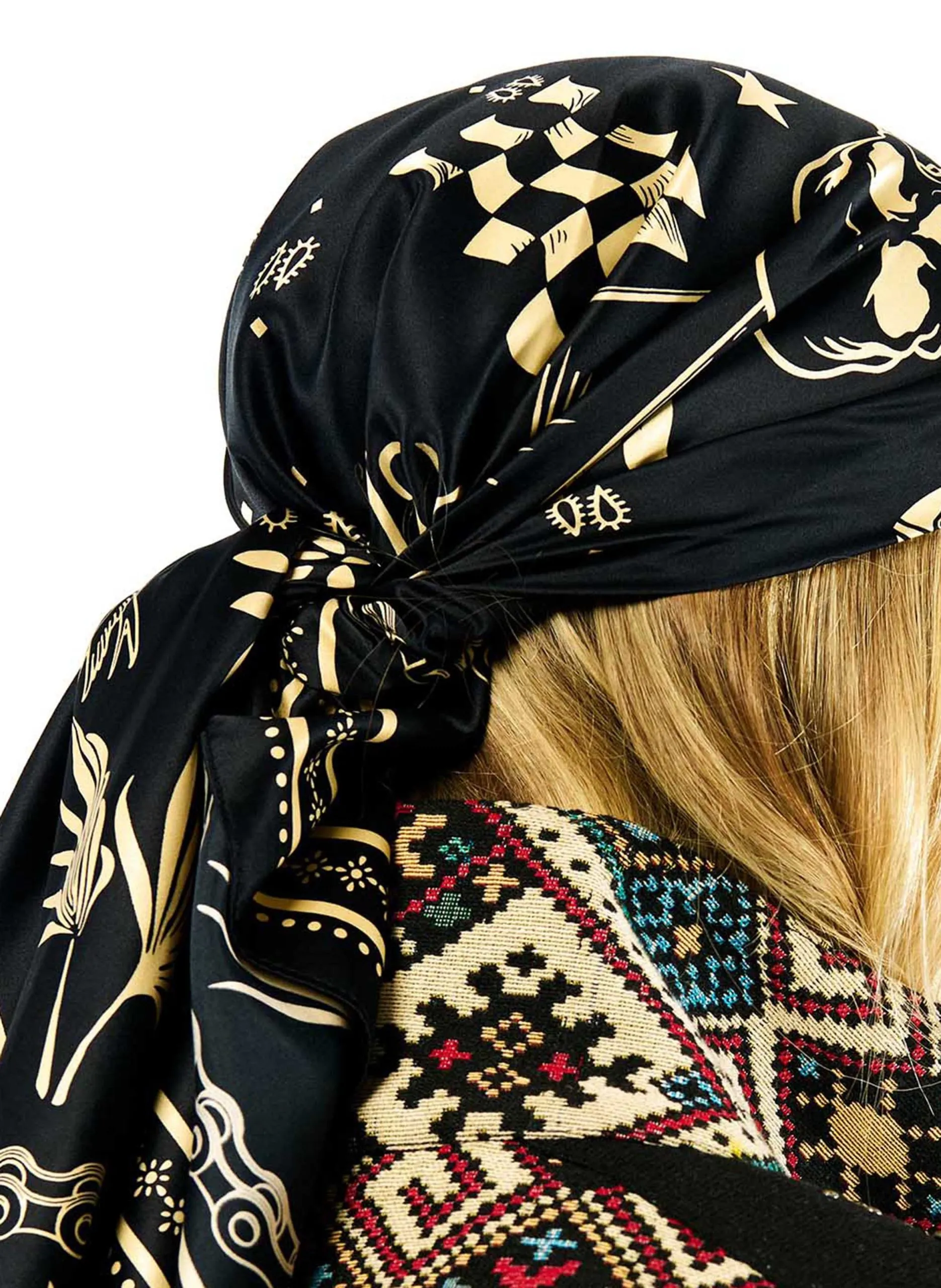 Foulard imprimé Noir BANDANA MEDIUM