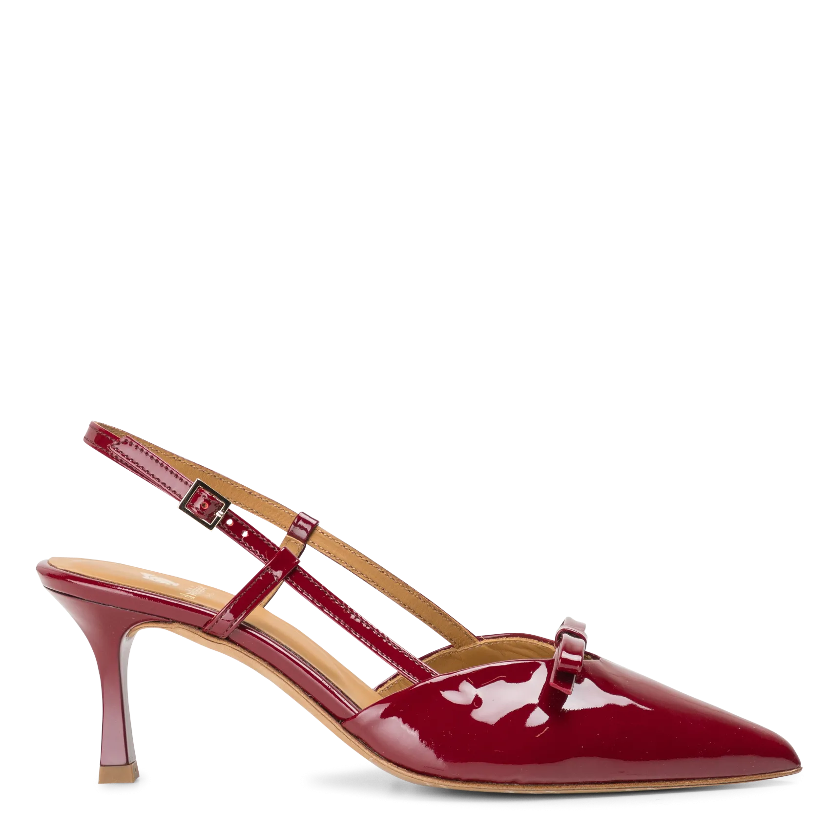 Escarpins en cuir vernis Rouge ROSALIA