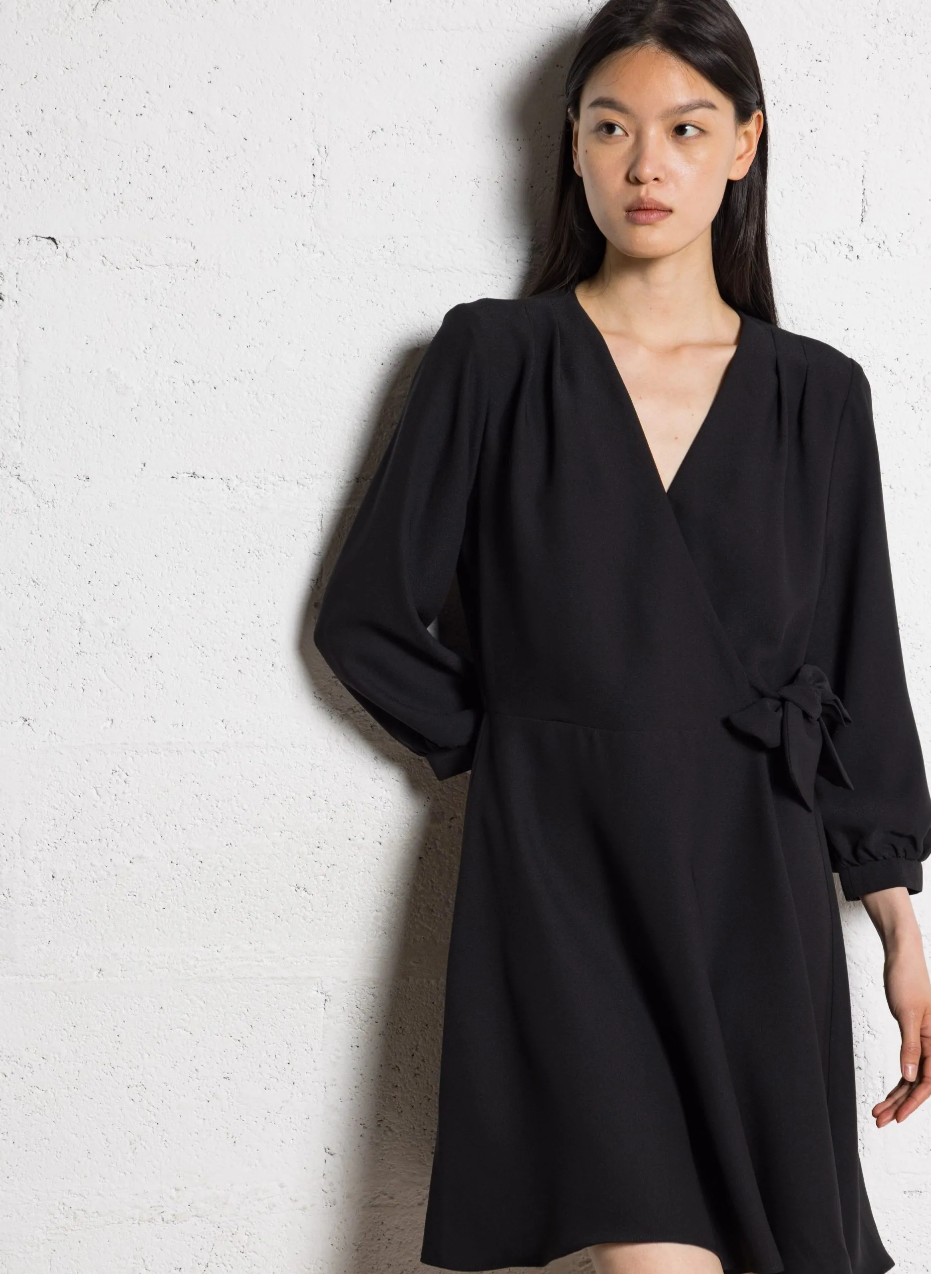 Robe courte droite Noir ROMY