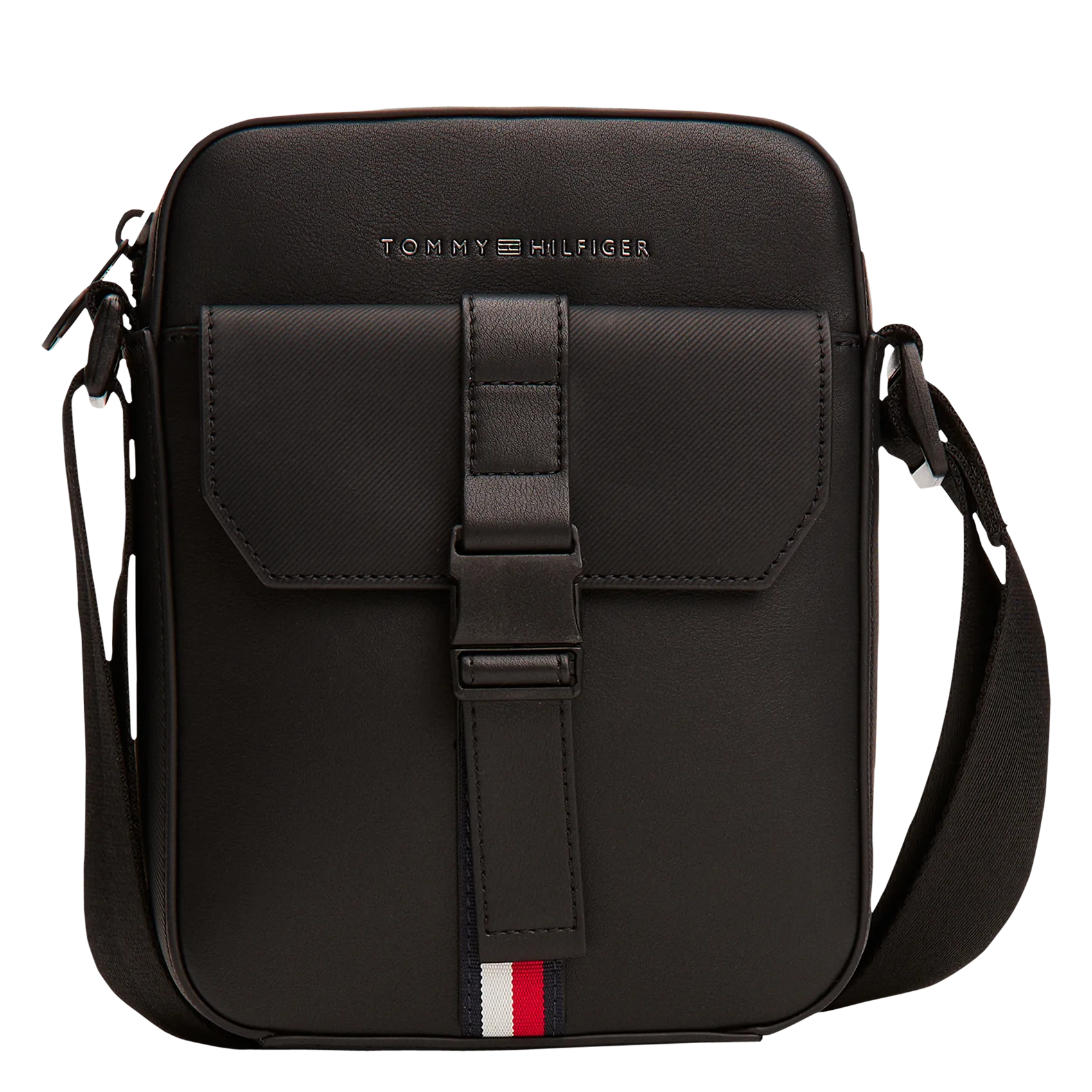 Sac bandoulière avec rabat Noir