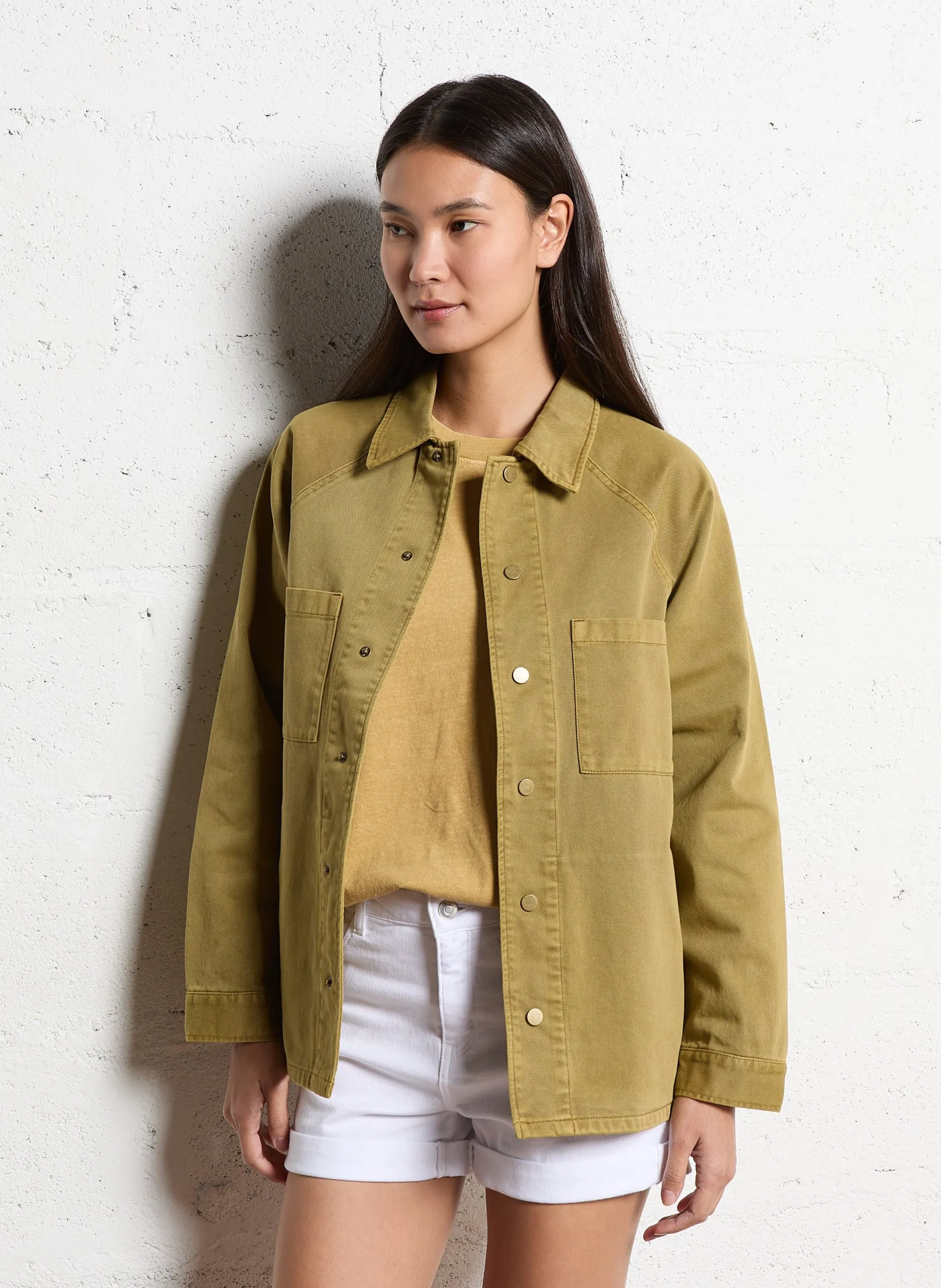 Veste chemise boutonnée en jean Doré DANIKA