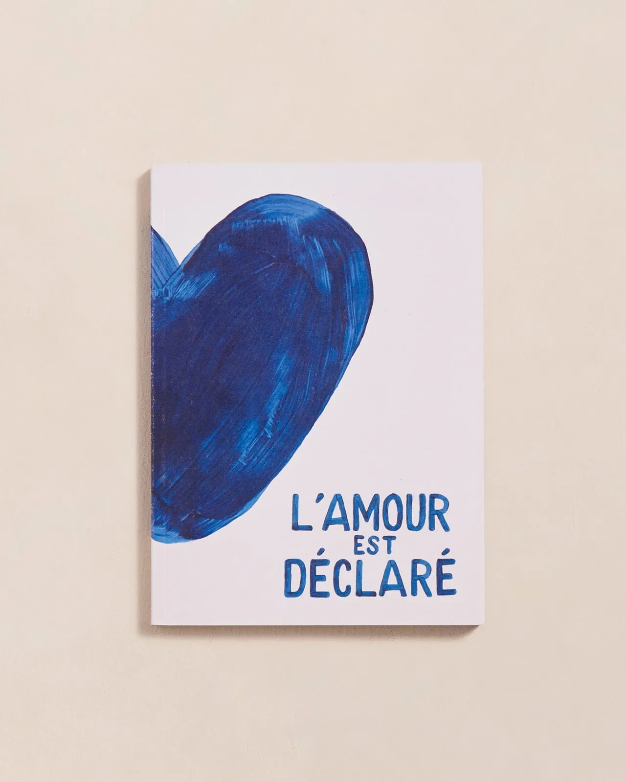 Le carnet l'amour est déclaré Bleu
