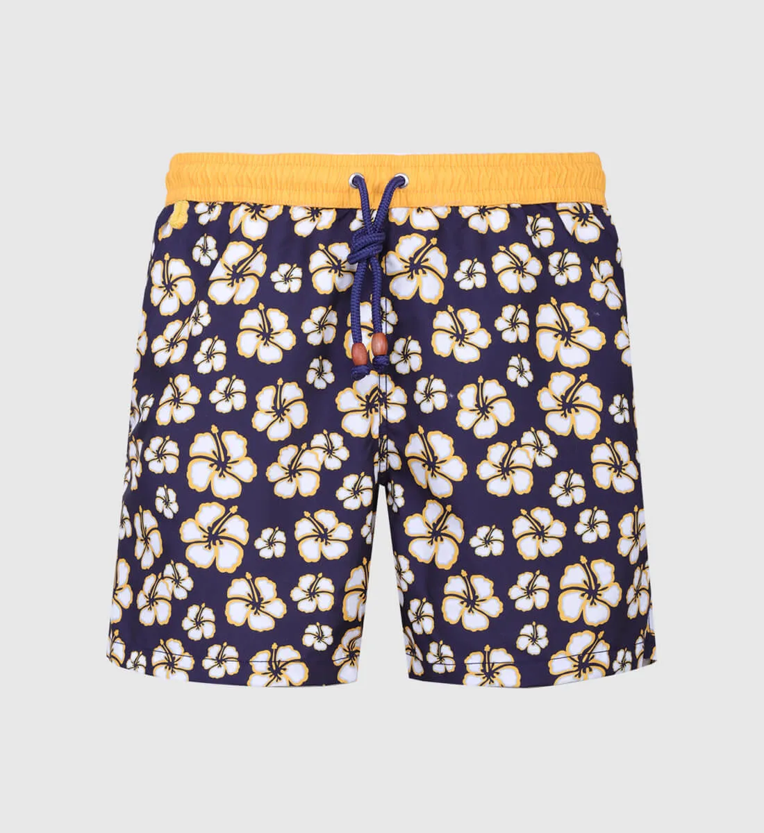 Short de bain - huahine Jaune TRAWANGAN