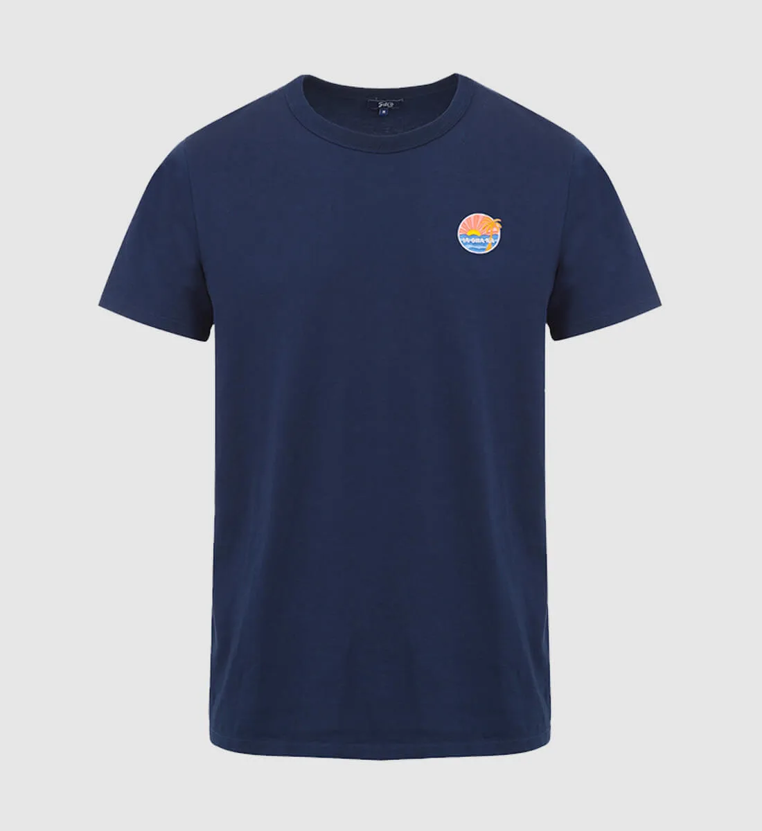 T-shirt en coton iaorana Bleu