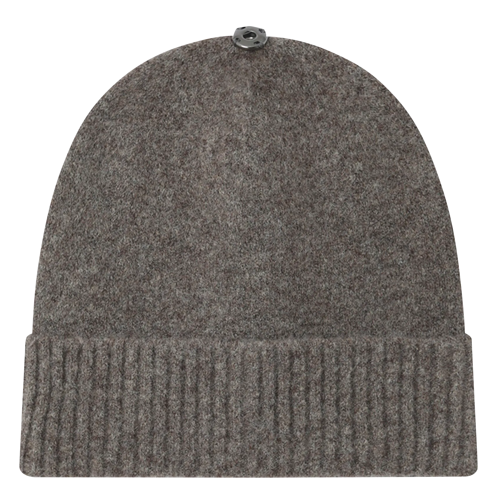 bonnet laineux à pompons interchangeables Marron SALAMBO