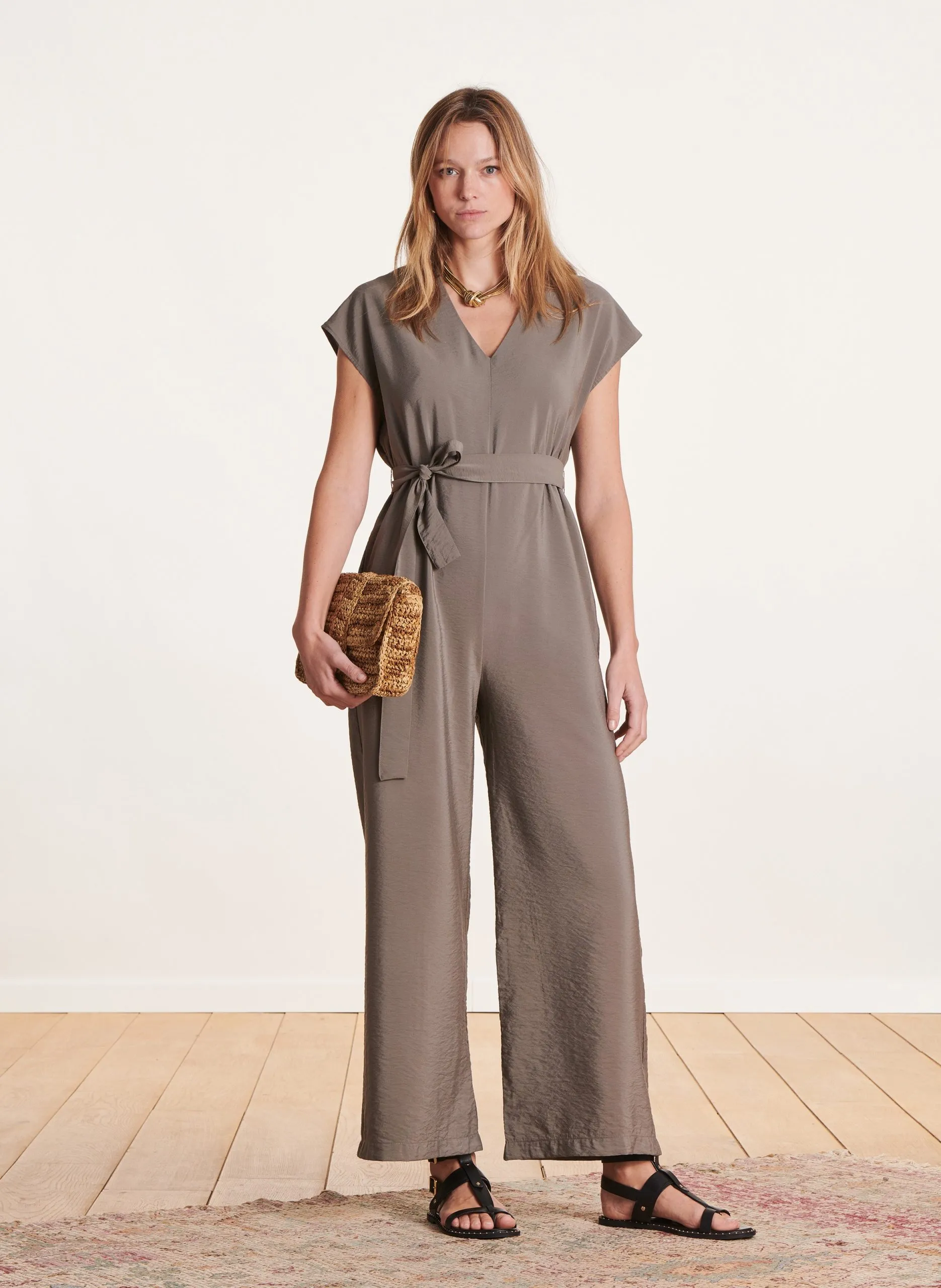 Combinaison col V Vert