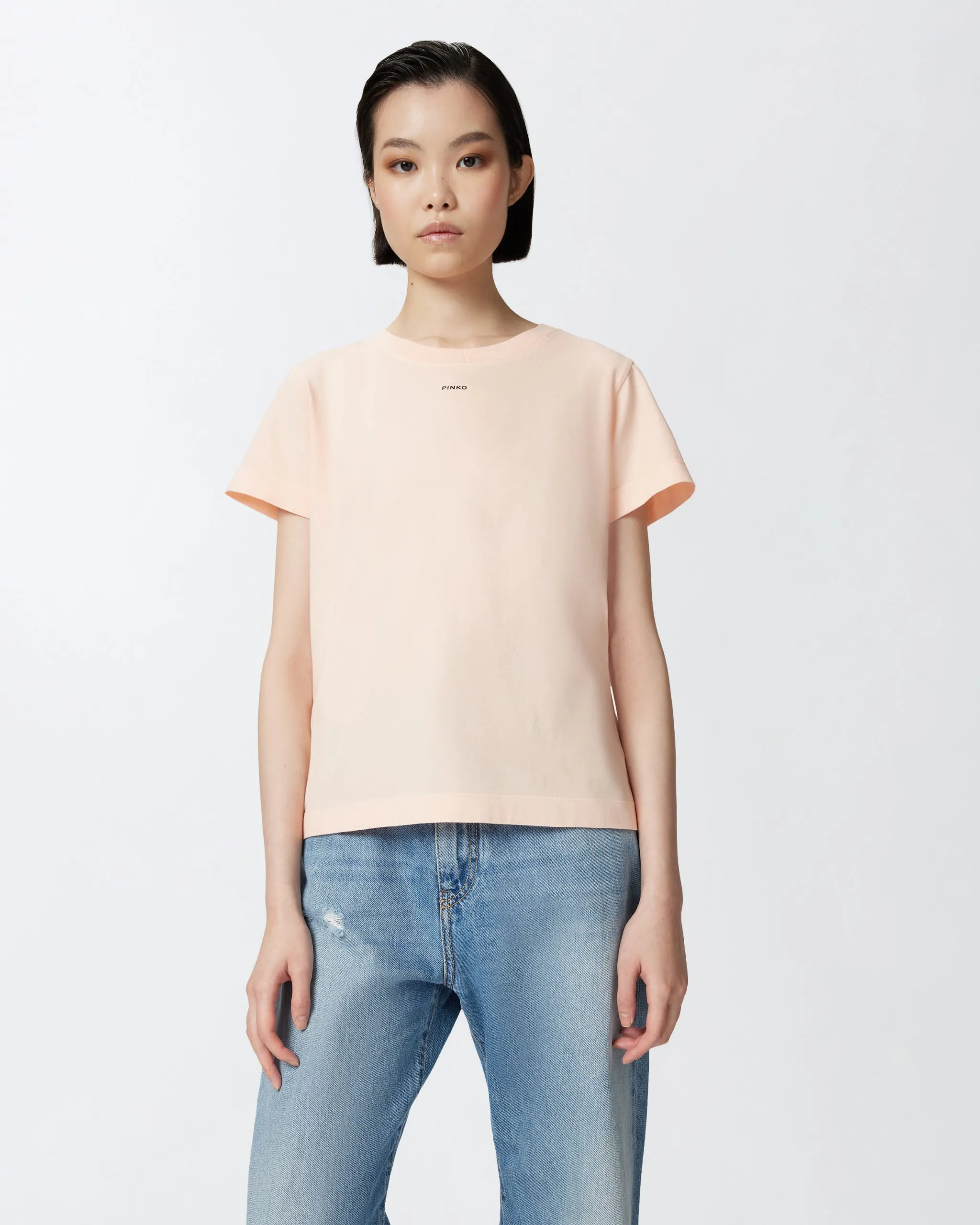 T-shirt à minilogo pinko Rose