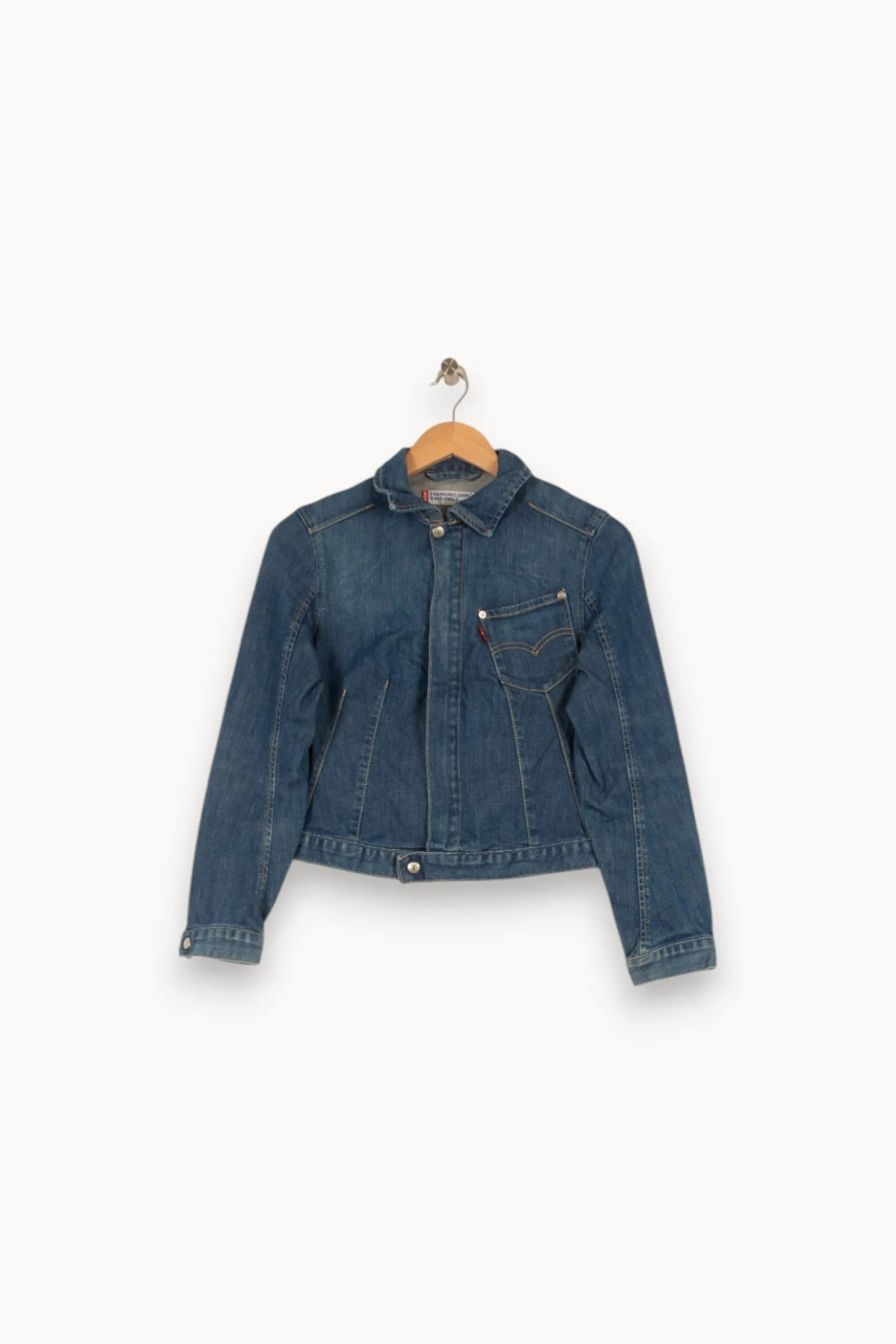 Veste en jean Bleu