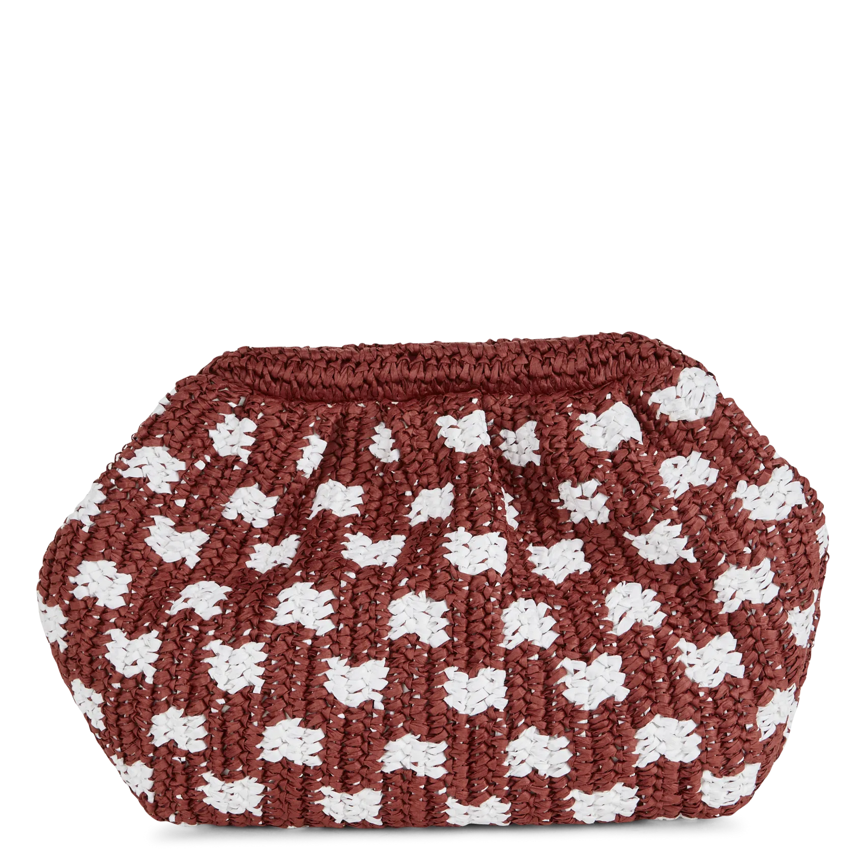 Pochette imprimé Rouge HAMANTHA