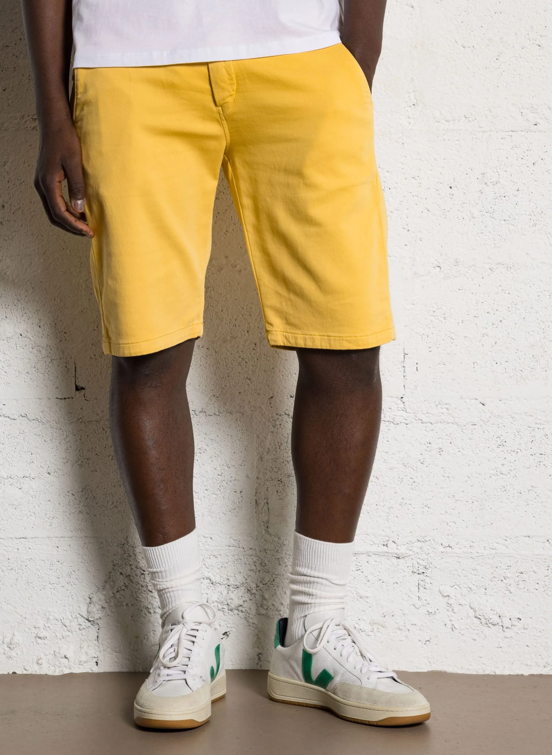 Bermuda en coton mélangé Rouge JOGG