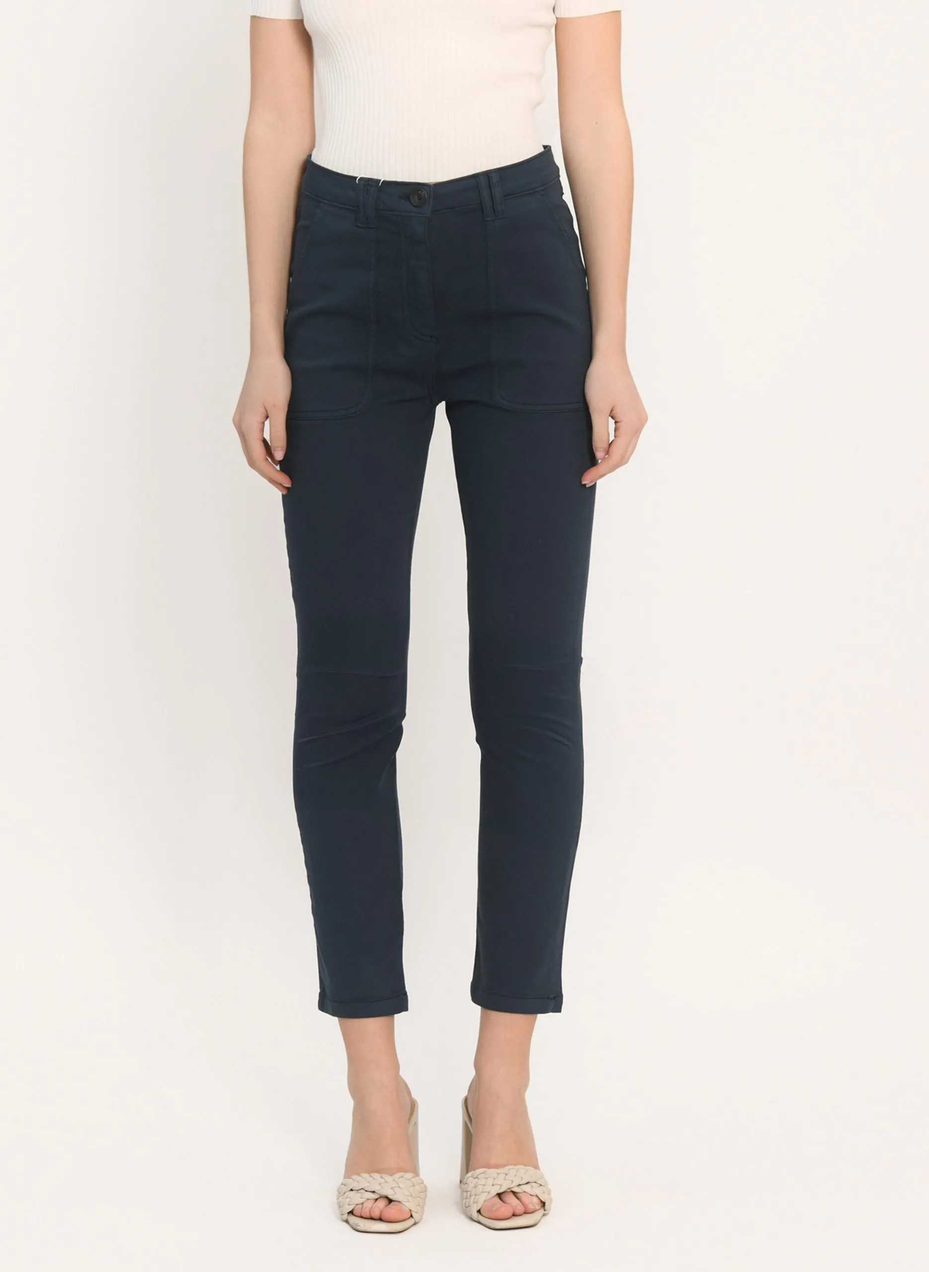 Pantalon droit stretch Bleu ALFRED