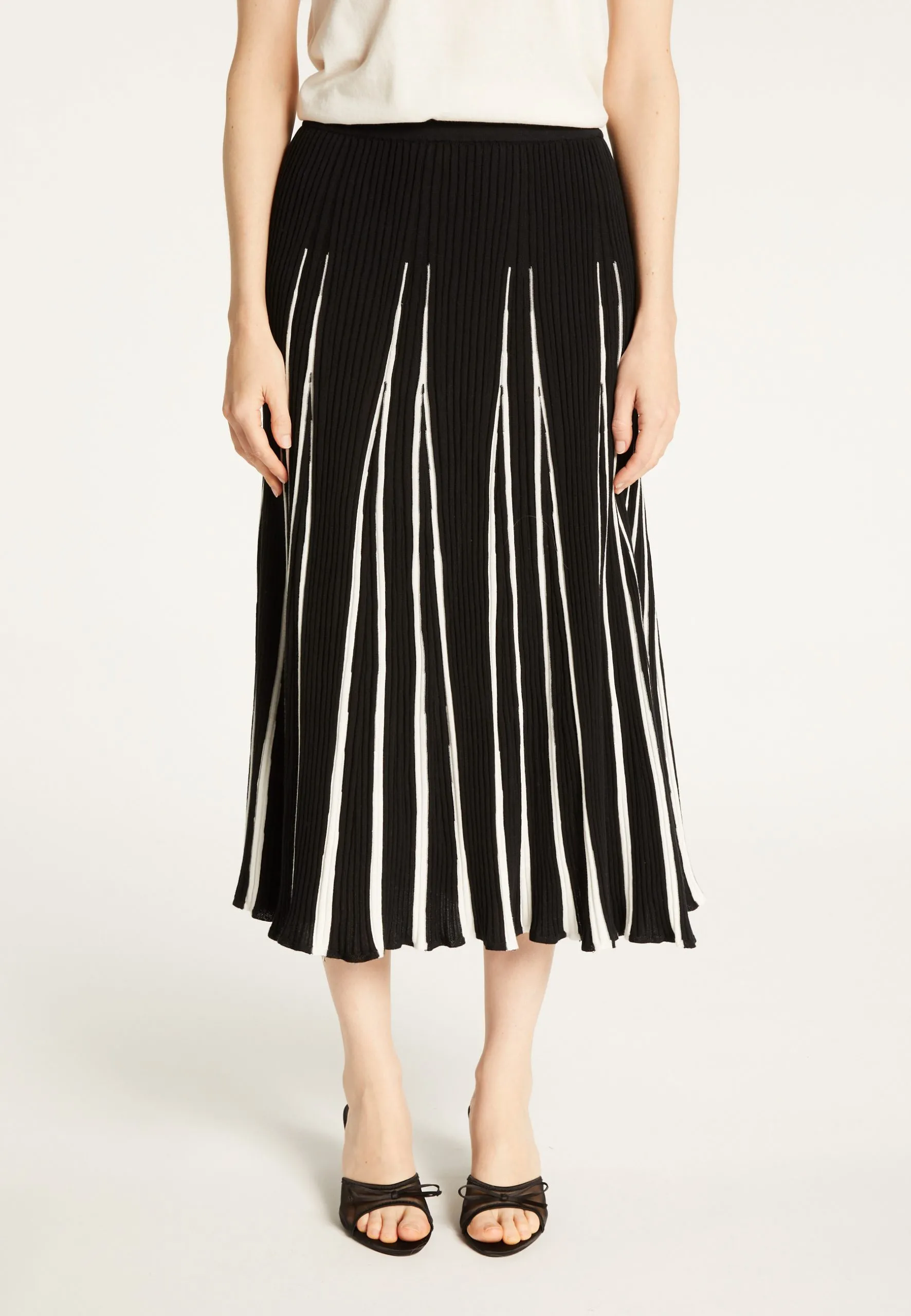 Jupe en coton Blanc DOLCE VITA