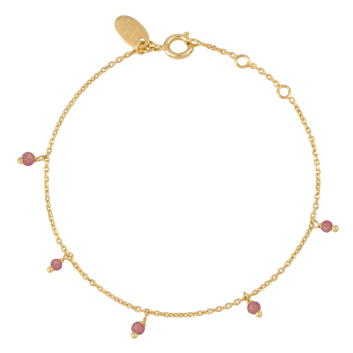 Bracelet en laiton doré Rose MILADY