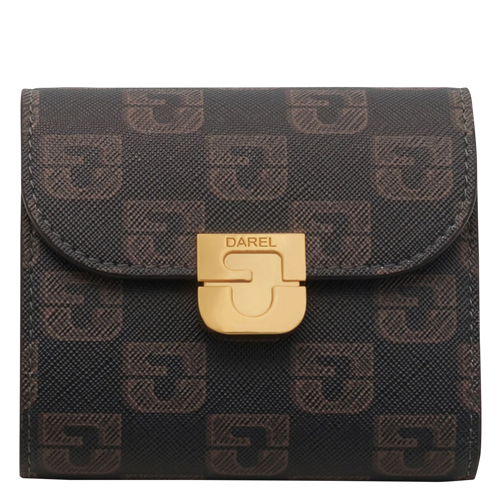 Portefeuille monnogramme Marron MINI WALLET