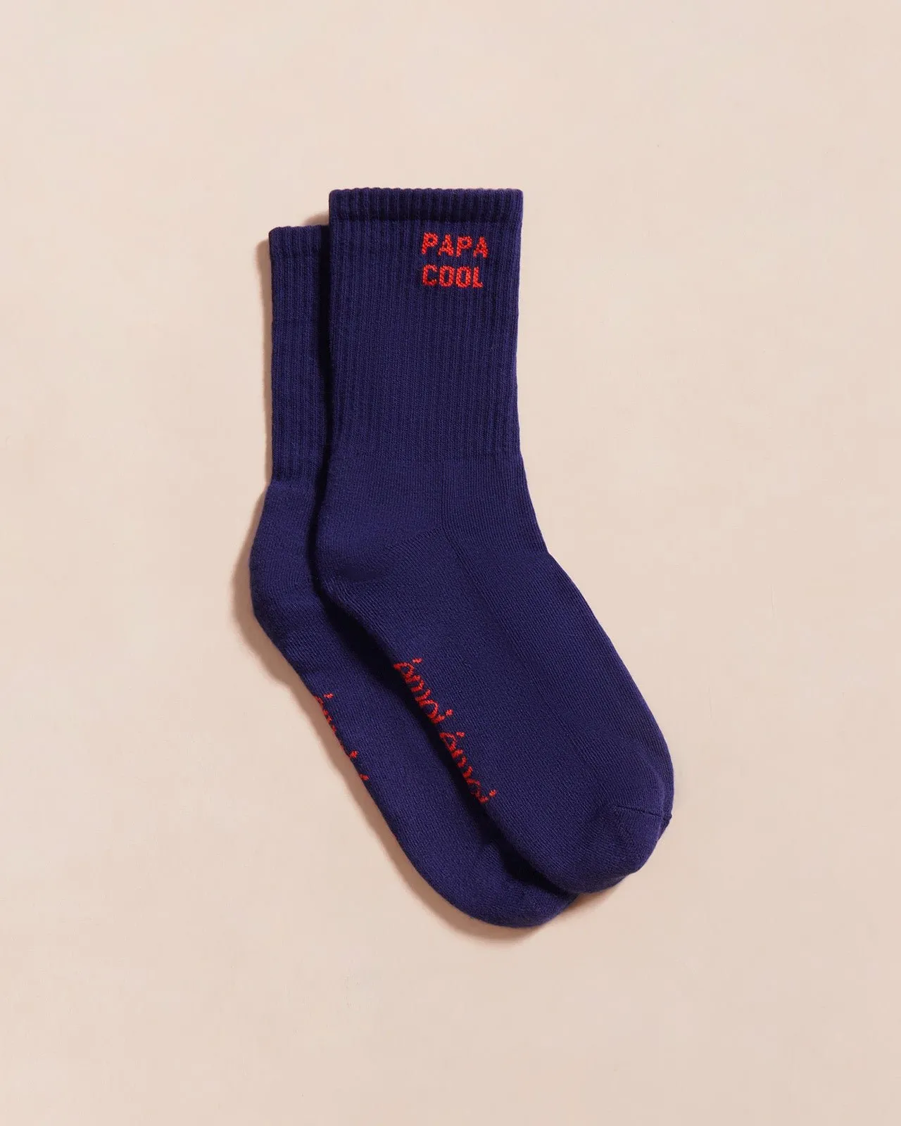Les chaussettes papa cool Bleu