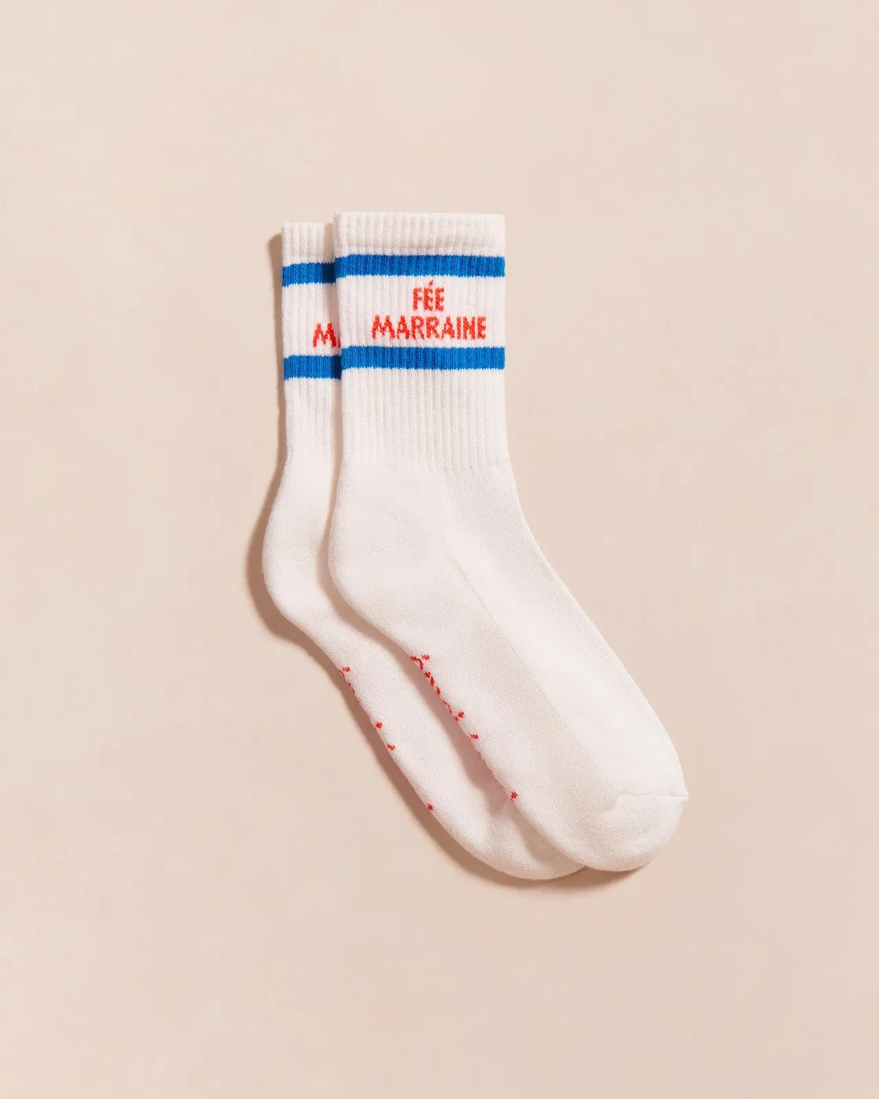 Les chaussettes fée marraine Blanc