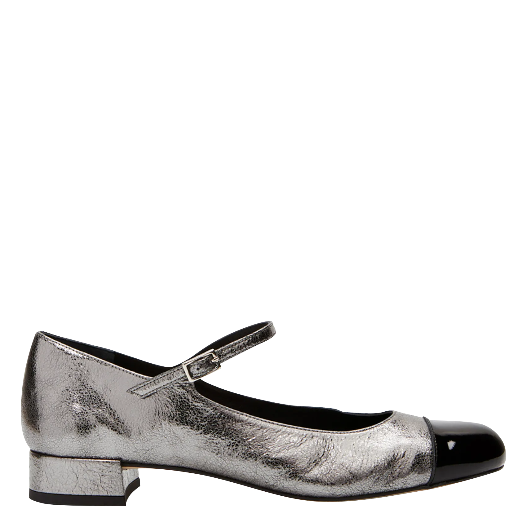 Ballerines en cuir Argent LOLA