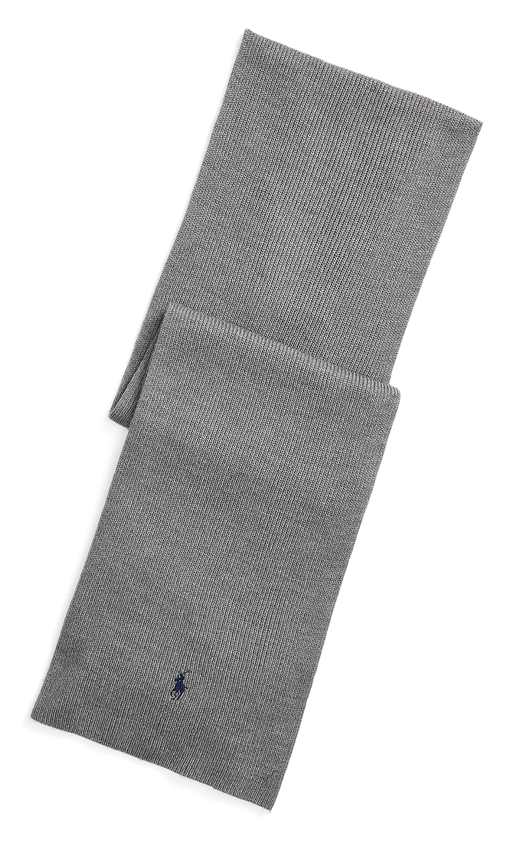 Echarpe maille côtelée en laine Gris