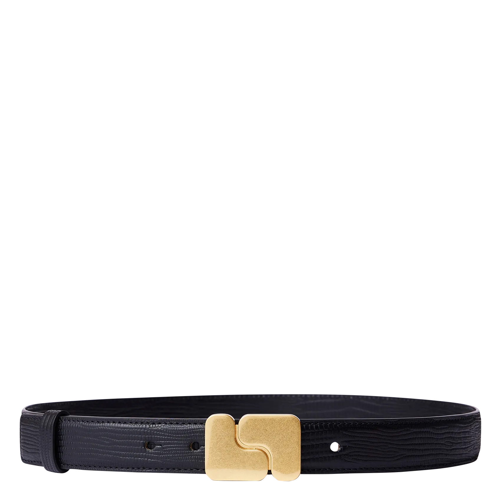 Ceinture en cuir Noir NINON