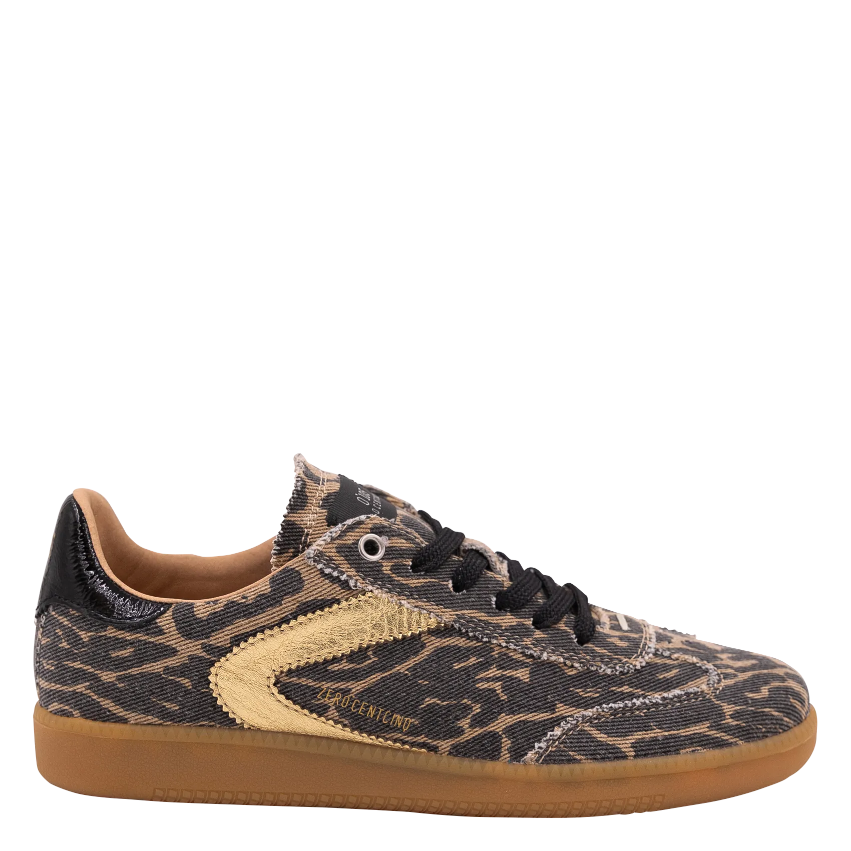 baskets basses imprimé léopard Beige NOVA