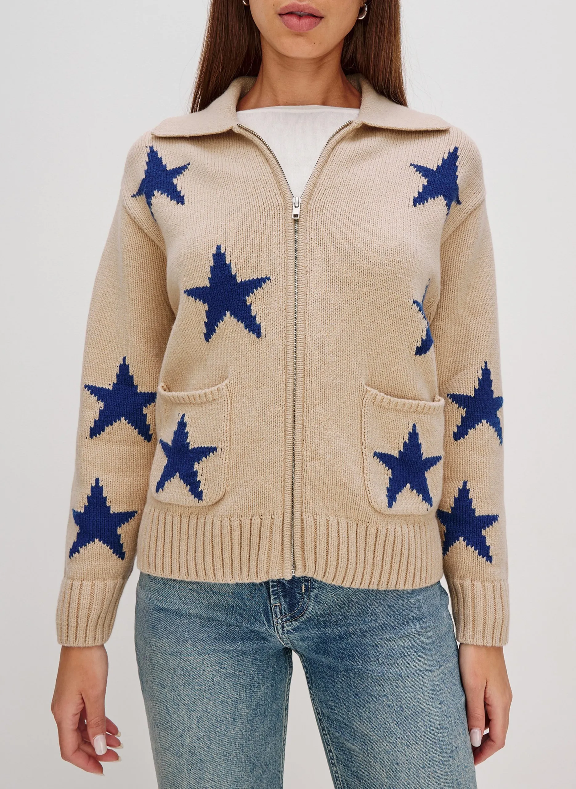 Gilet droit col classique Multicolore RHEA