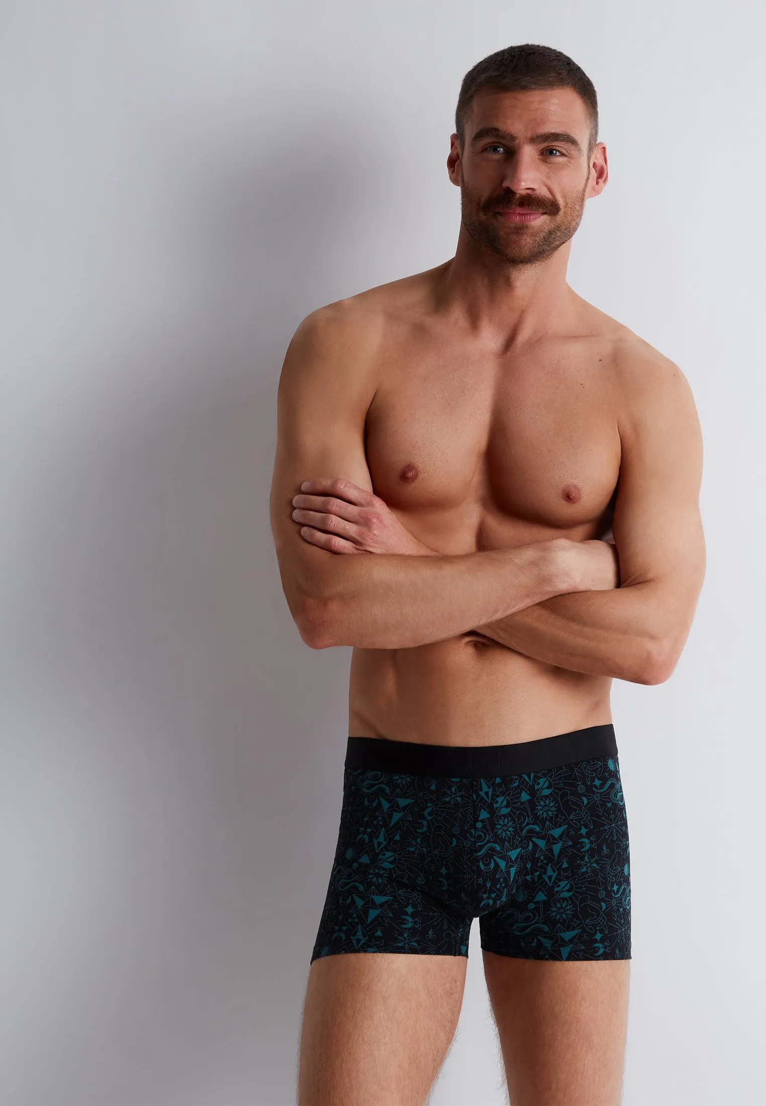 Pack 2 boxer classiques Vert AUBADE MEN