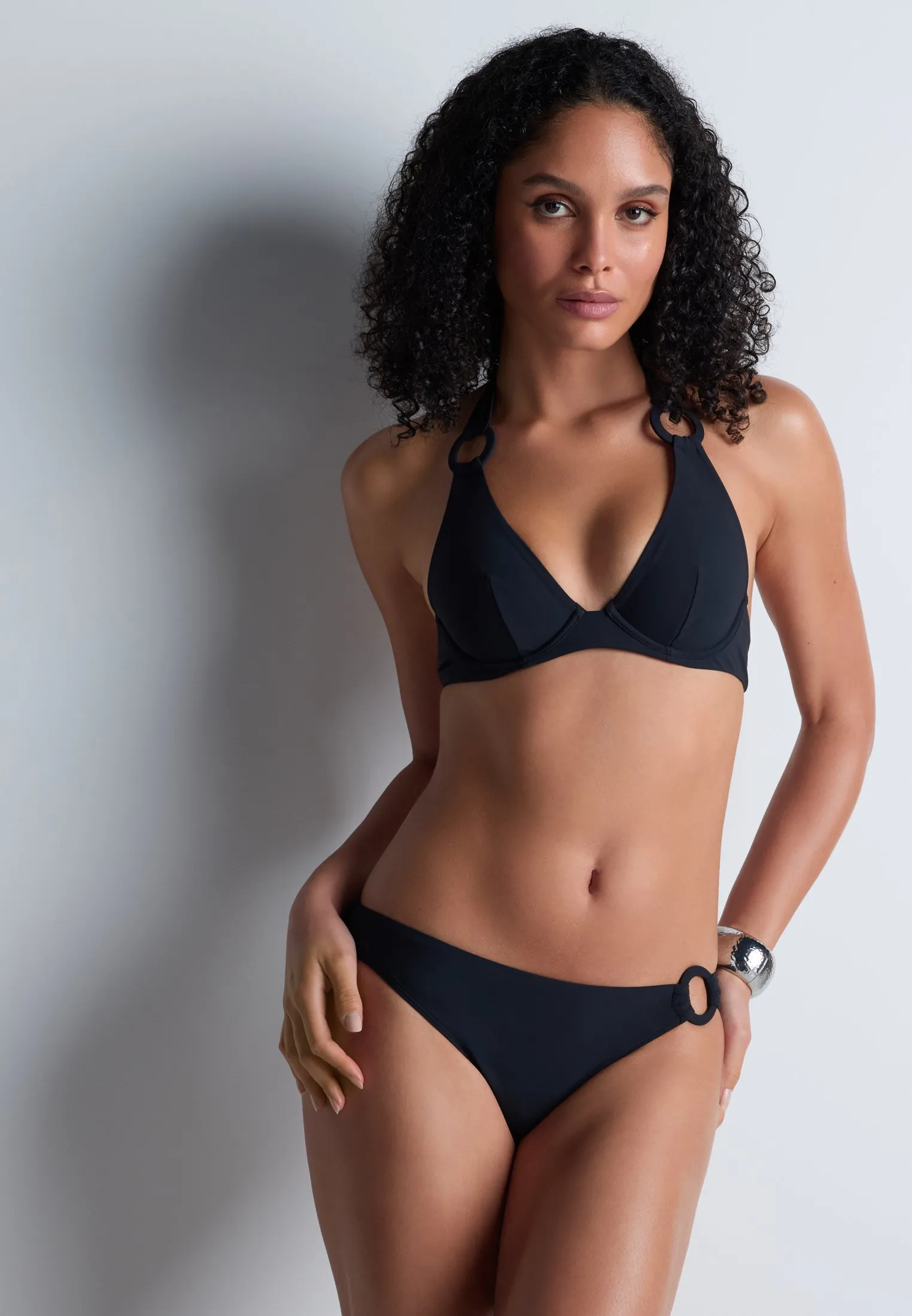 Bas de maillot de bain culotte brésilienne Noir SUMMER ESSENCE