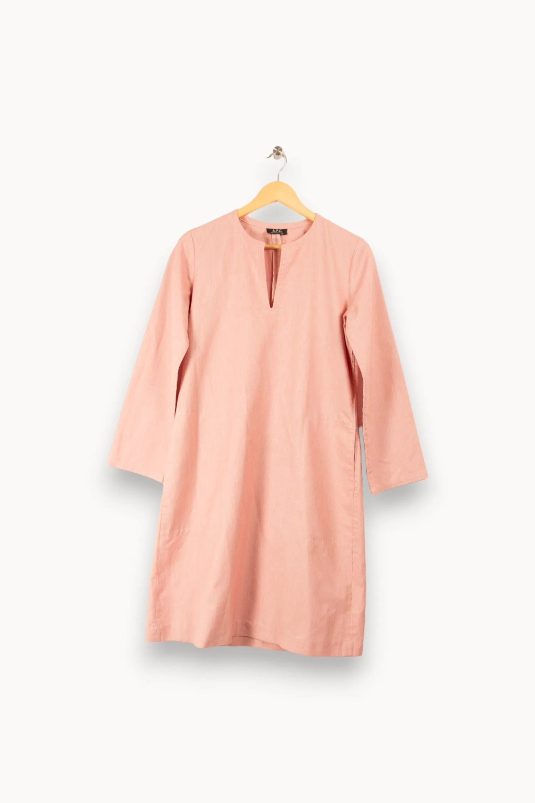 Robe longue made in france Rose