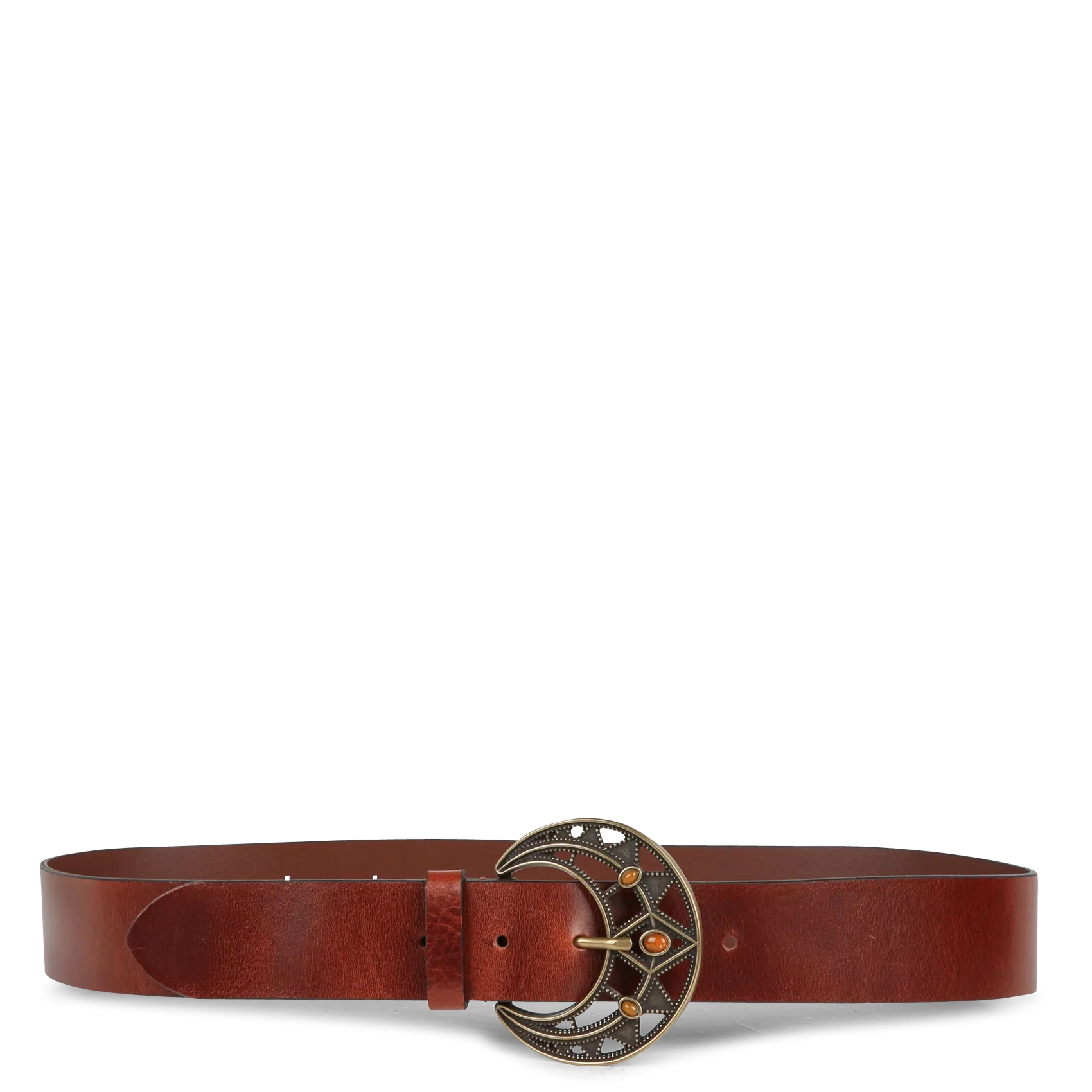 Ceinture en cuir Marron BOSTON