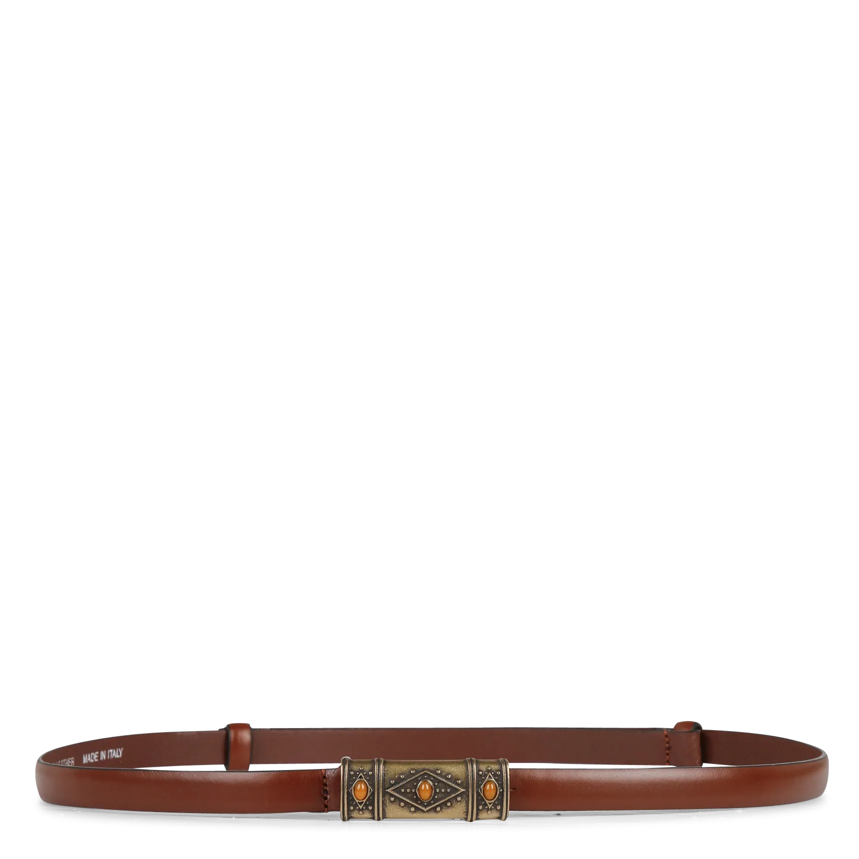 Ceinture en cuir Marron BONDY