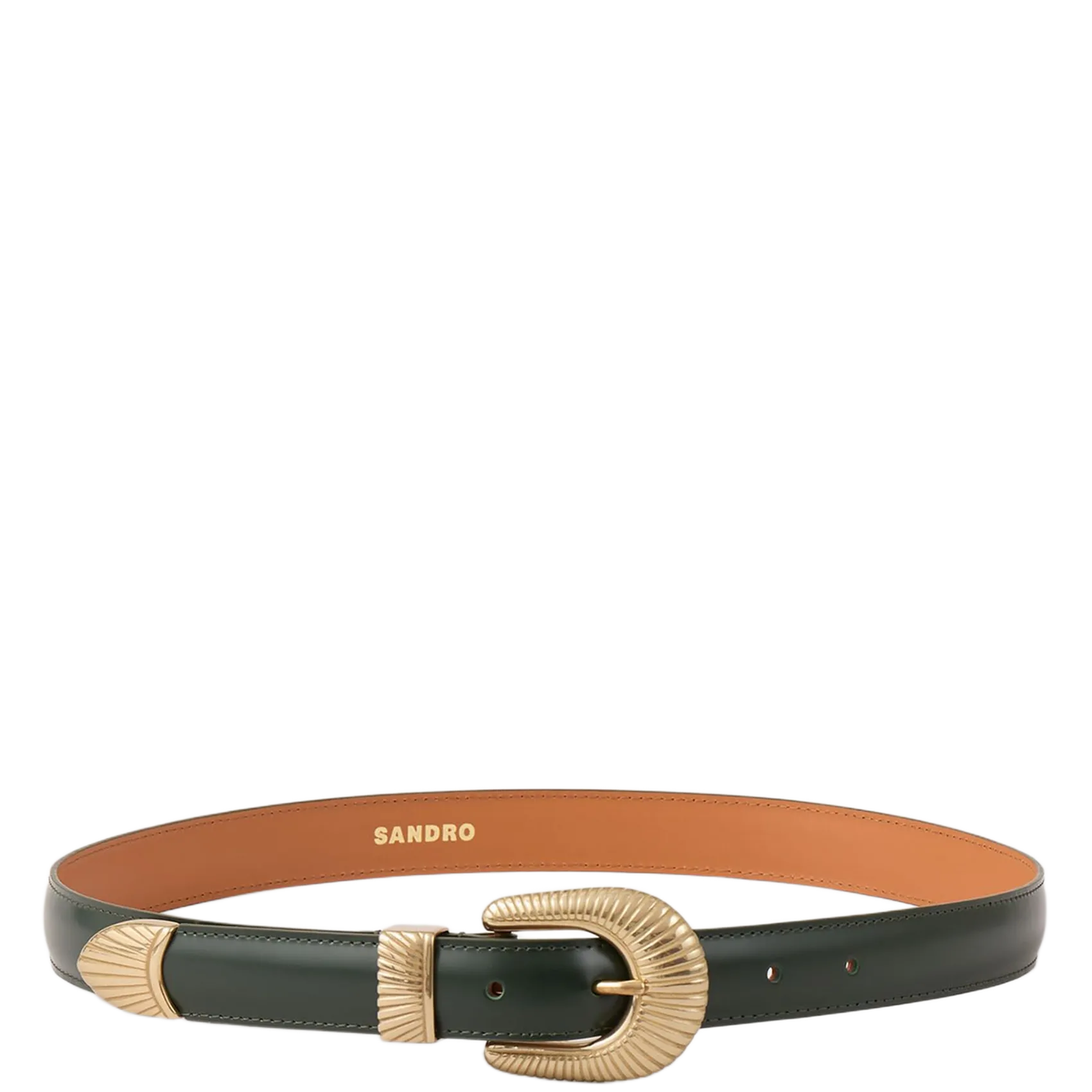 Ceinture en cuir Vert