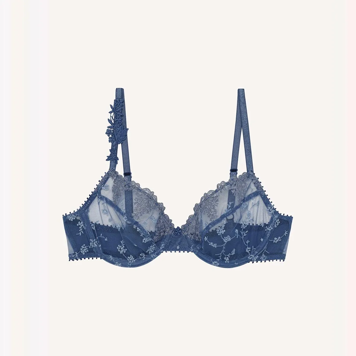 Soutien-gorge balconnet Bleu WHITE NIGHTS