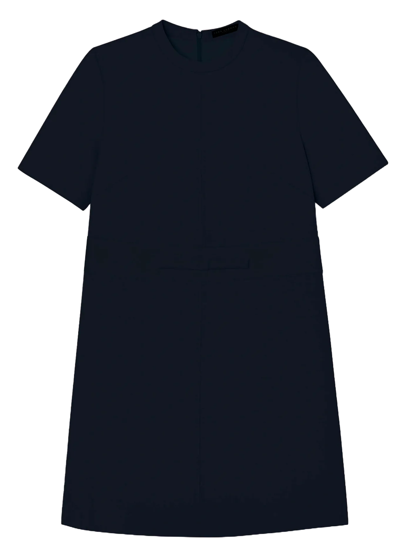 Robe courte col rond Bleu ROYCE