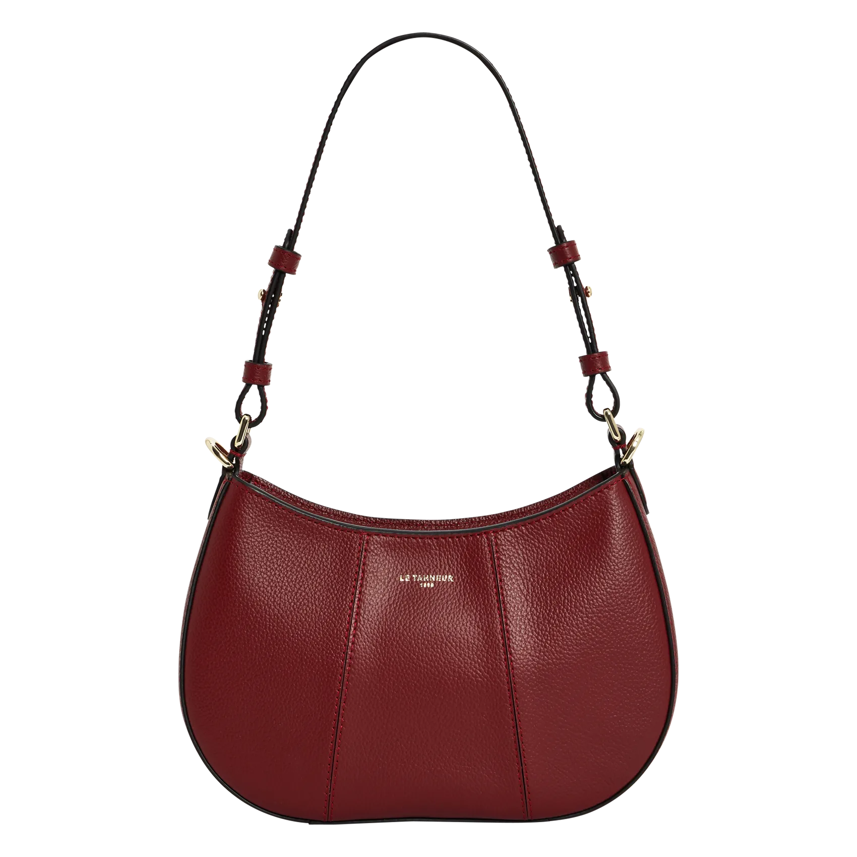 Sac porté épaule en cuir Rouge JULIETTE