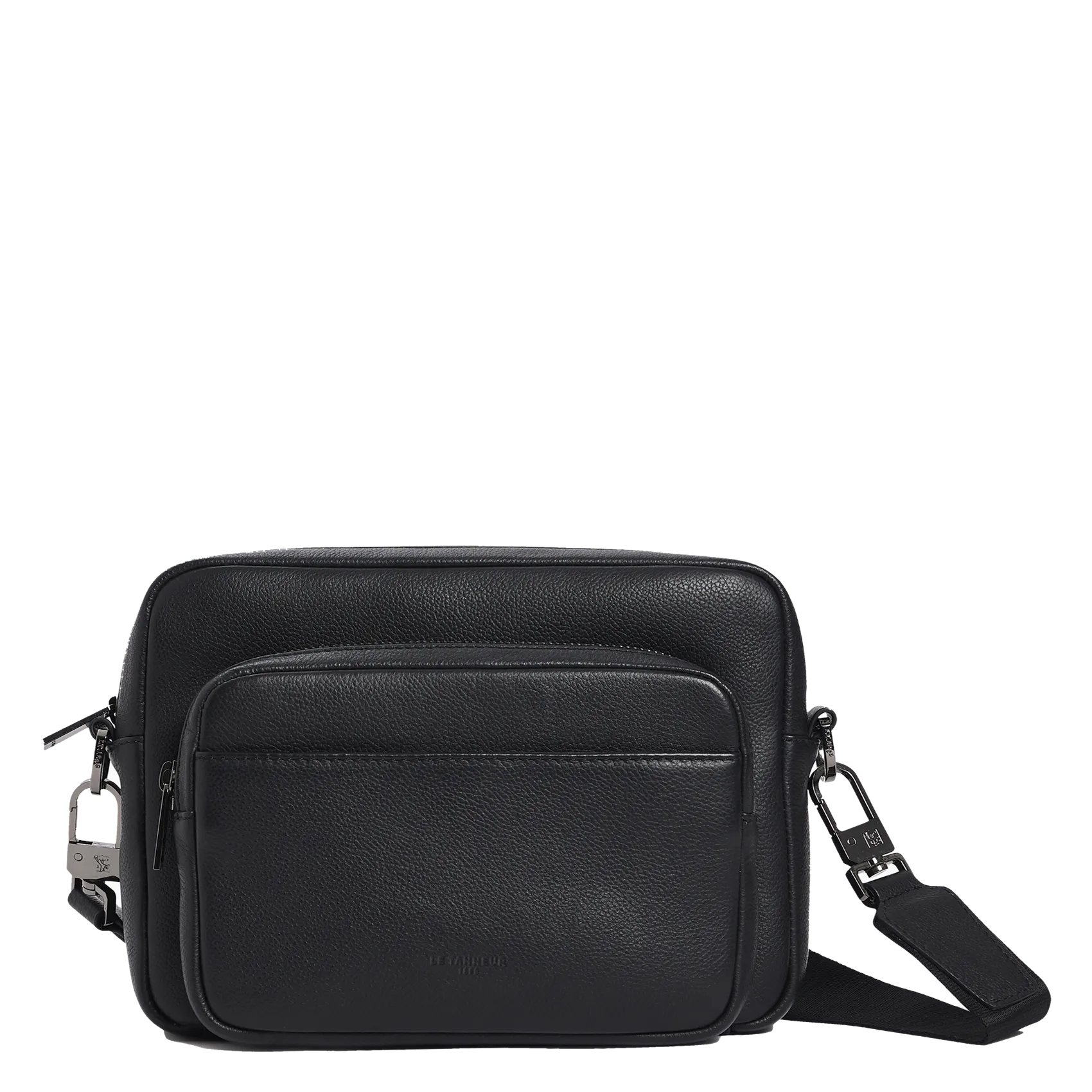 Sac bandoulière en cuir Noir MARCEAU