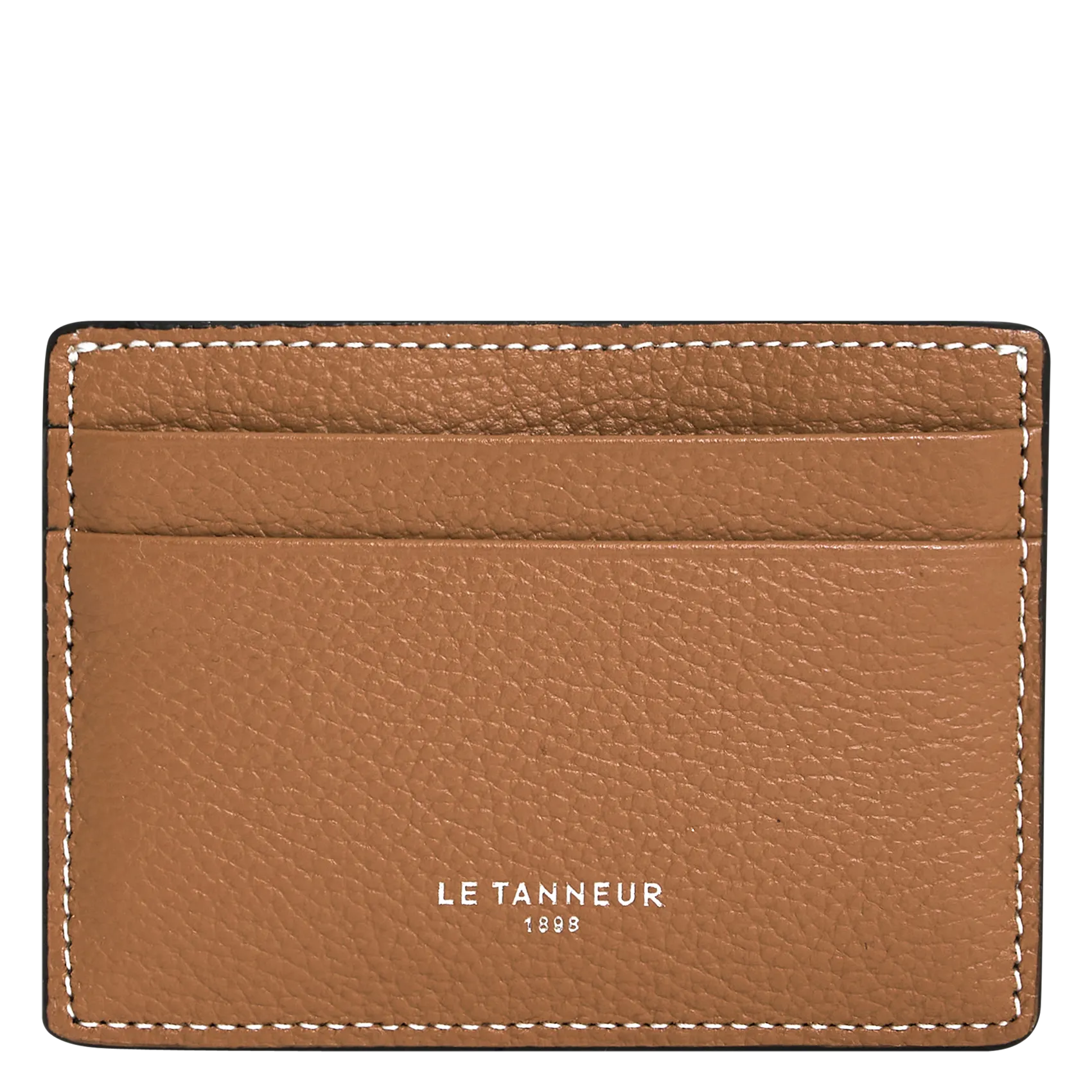 Porte-cartes en cuir Marron EMILE