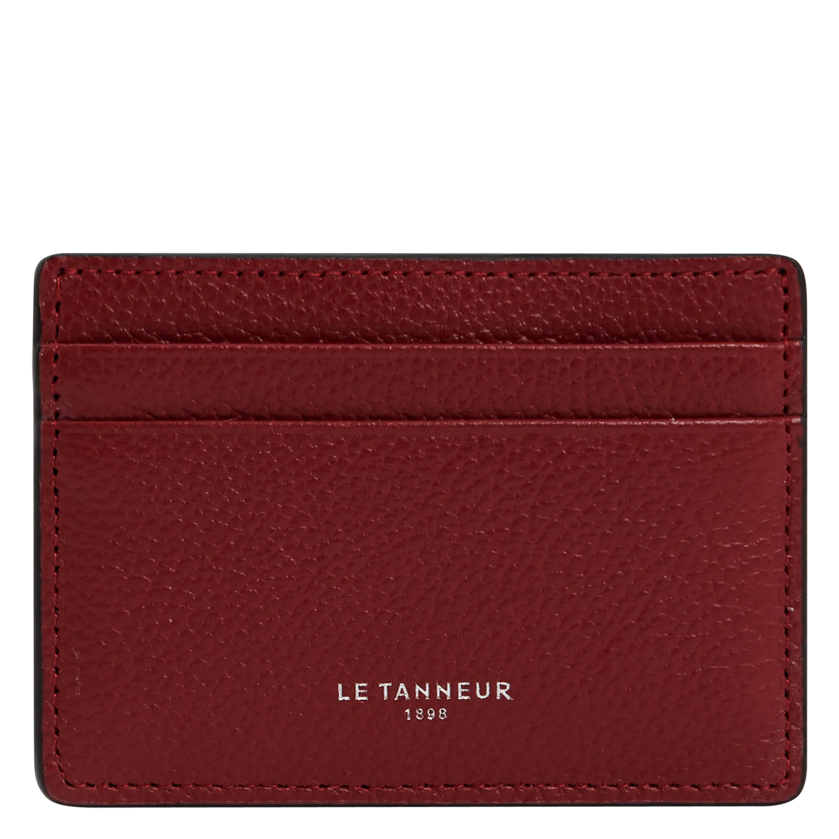 Porte-cartes en cuir Rouge EMILE