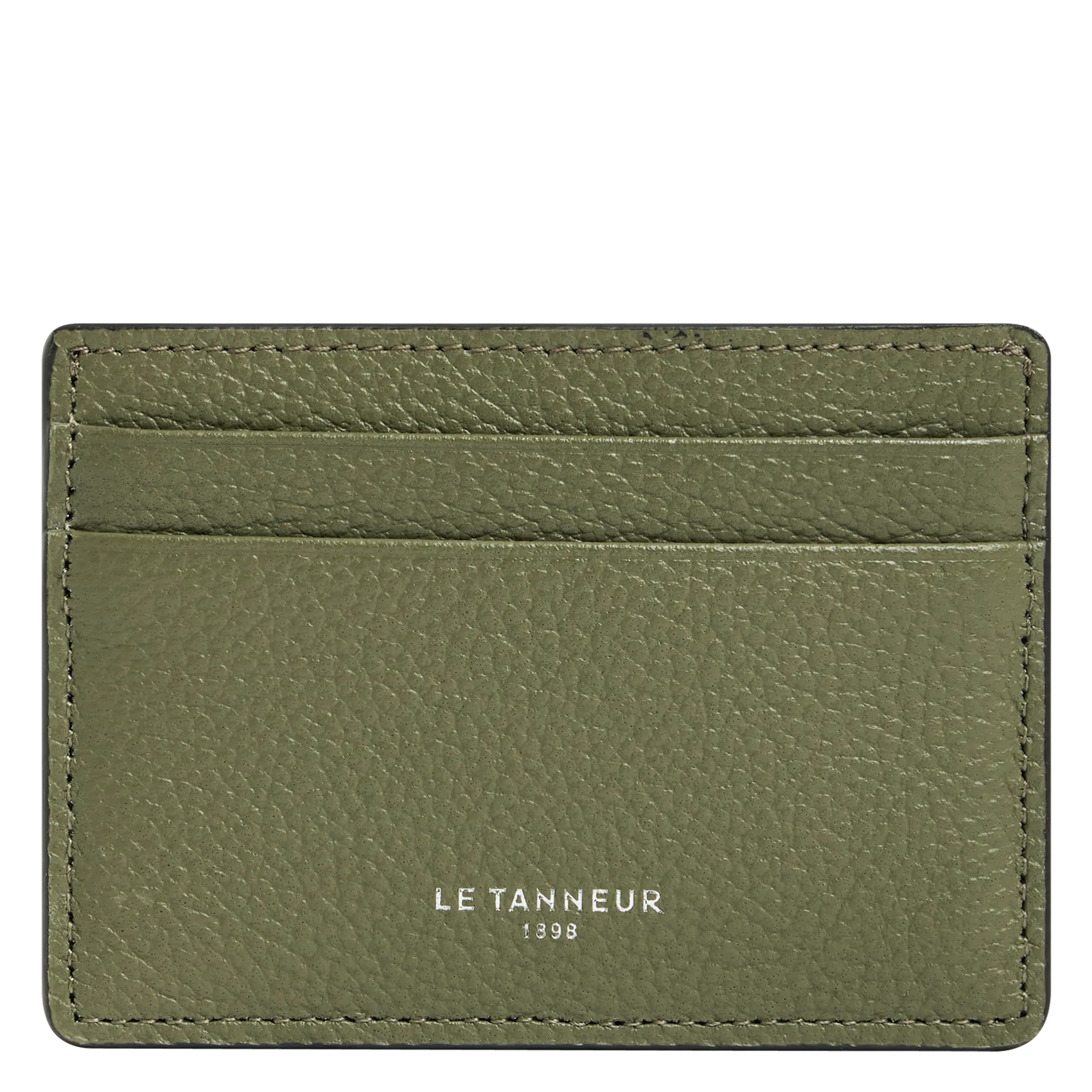Porte-cartes en cuir Vert EMILE