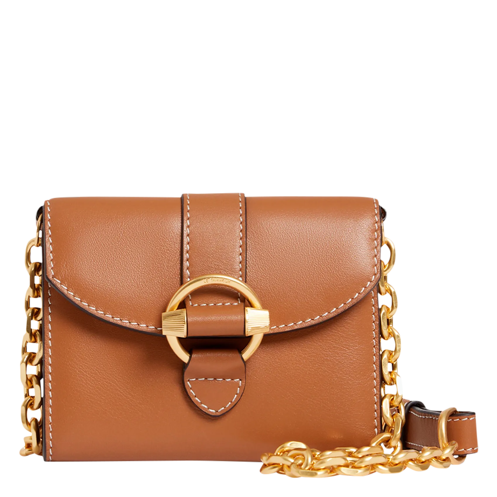 Porte-cartes en cuir Marron PIA