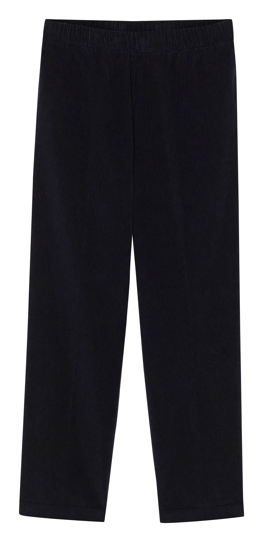 Pantalon carotte élastiqué uni Gris